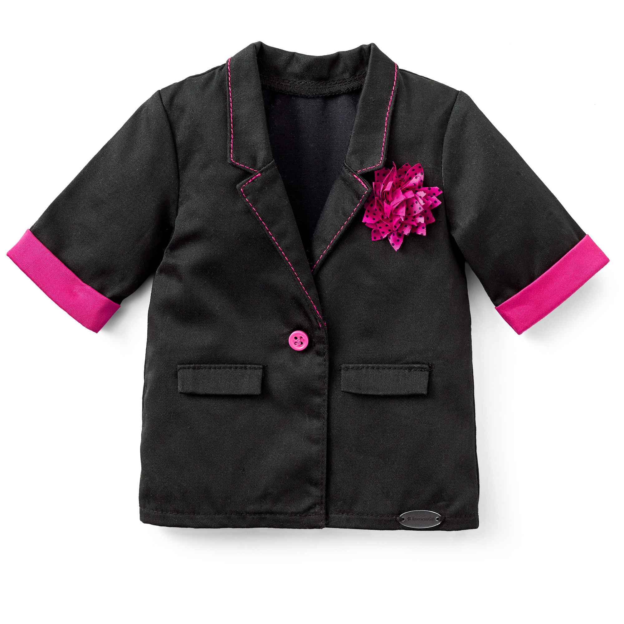 Oversized Black Blazer for 18-inch Dolls | Courtney's™
