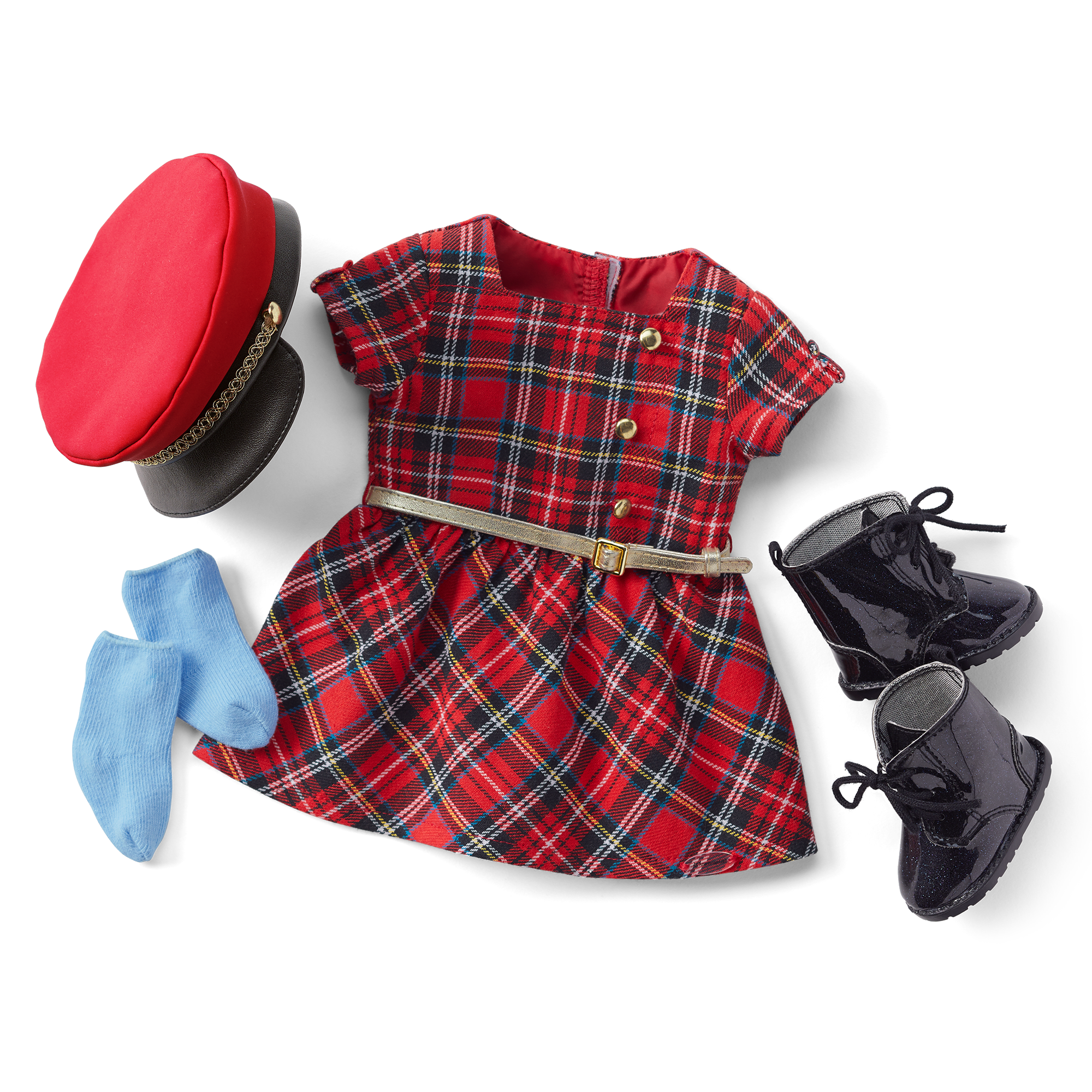 England-Inspired Outfit with Plaid Dress & Accessories | World Traveler