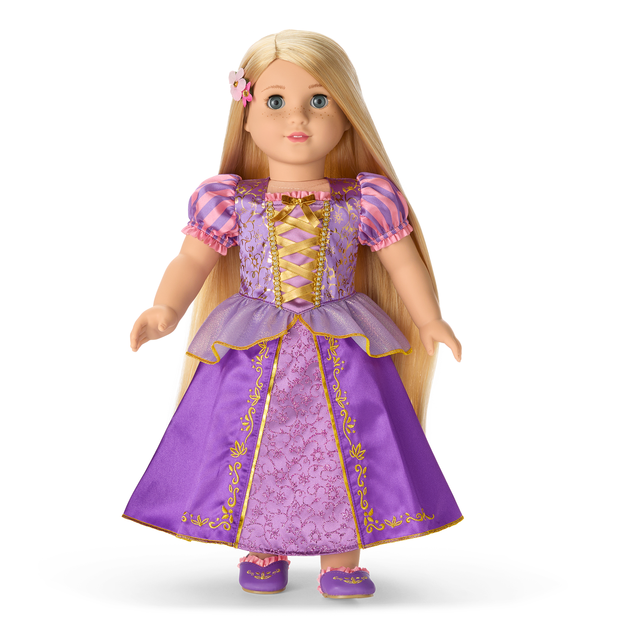 Disney Princess Rapunzel 18-inch Doll with Golden Hair & Purple Gown | American Girl