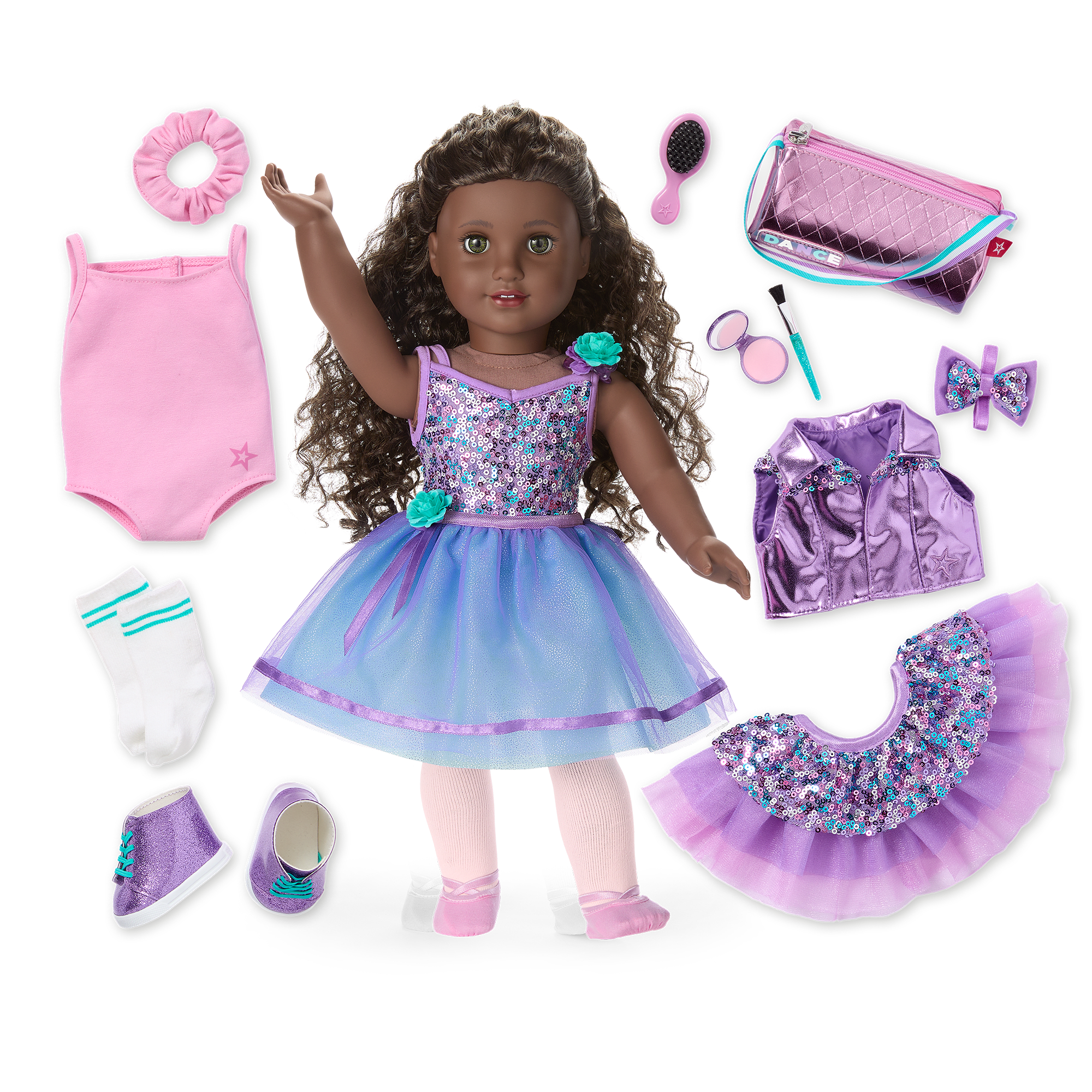 18-inch Dance Doll Set with Ballet & Hip-Hop Outfits | Truly Me™