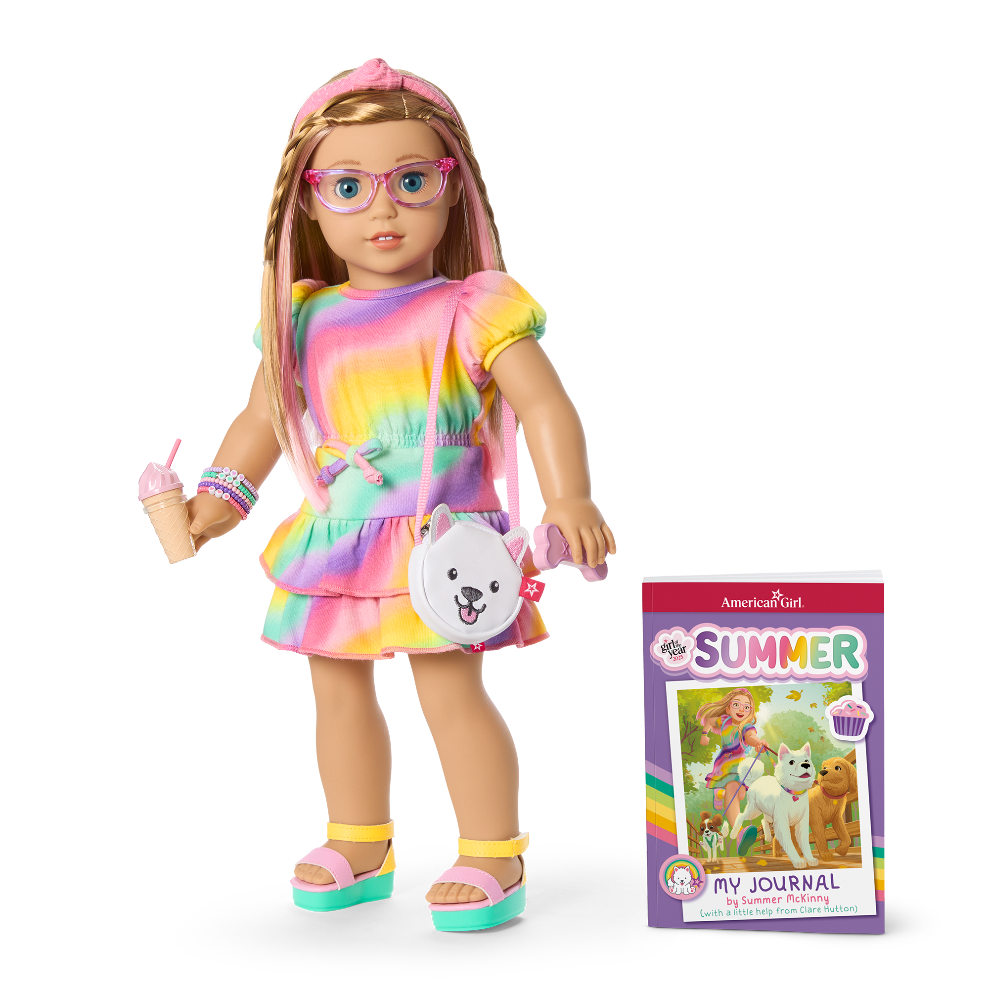 Summer McKinny 18-inch Doll with Journal & Accessories | Girl of the Year 2025