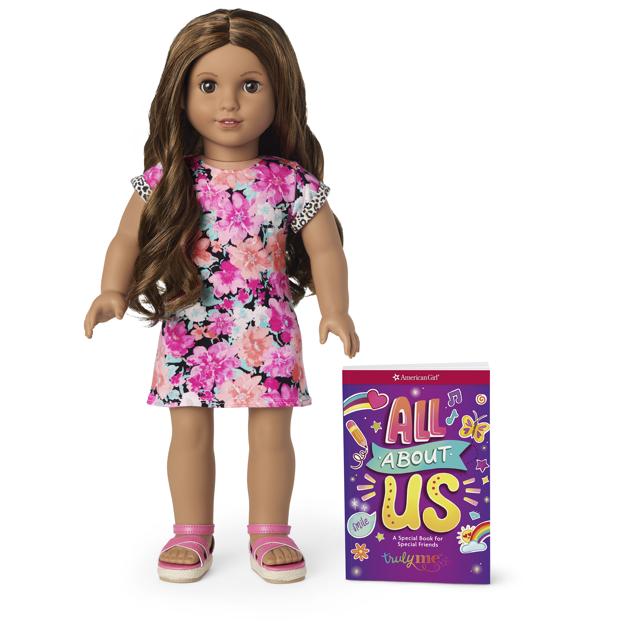 18-inch Truly Me Doll with Wavy Dark-Brown Hair & Tan Skin | American Girl