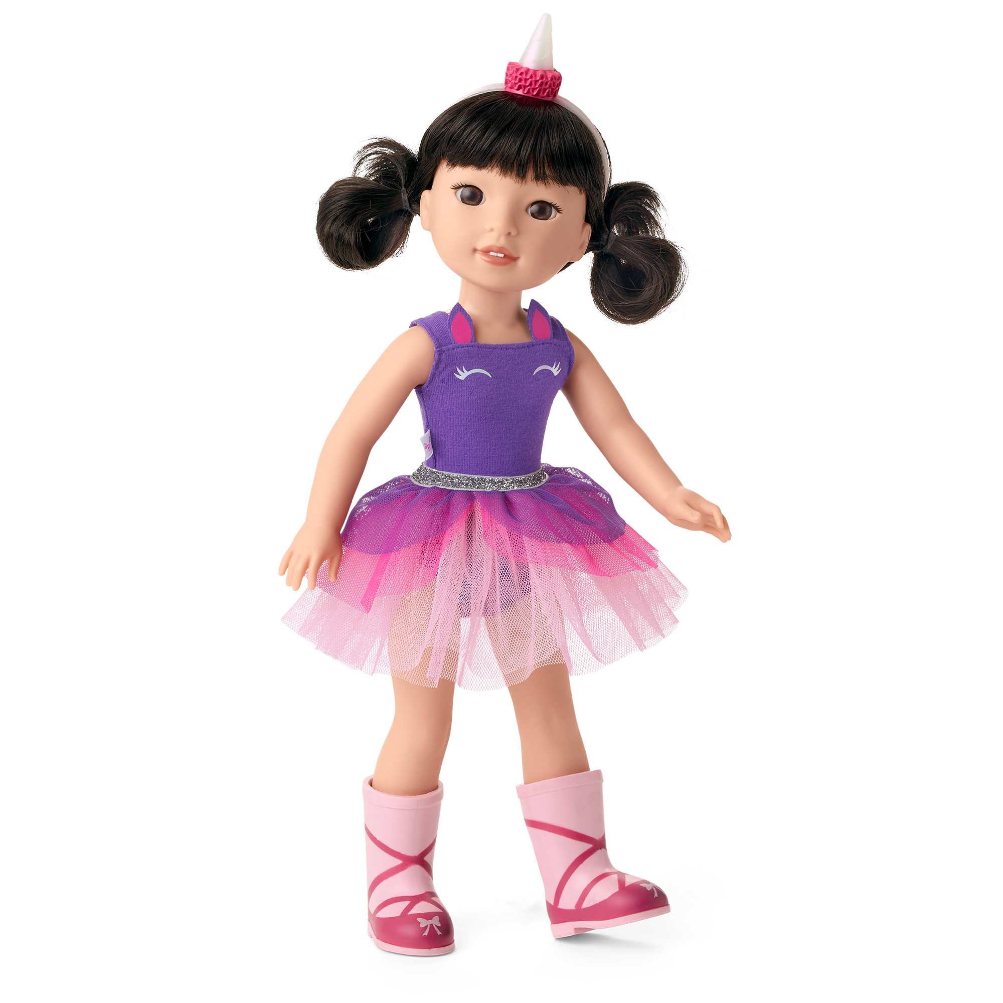 14.5-inch Unicorn Dress-Up Doll with Outfit & Accessories | Emerson™