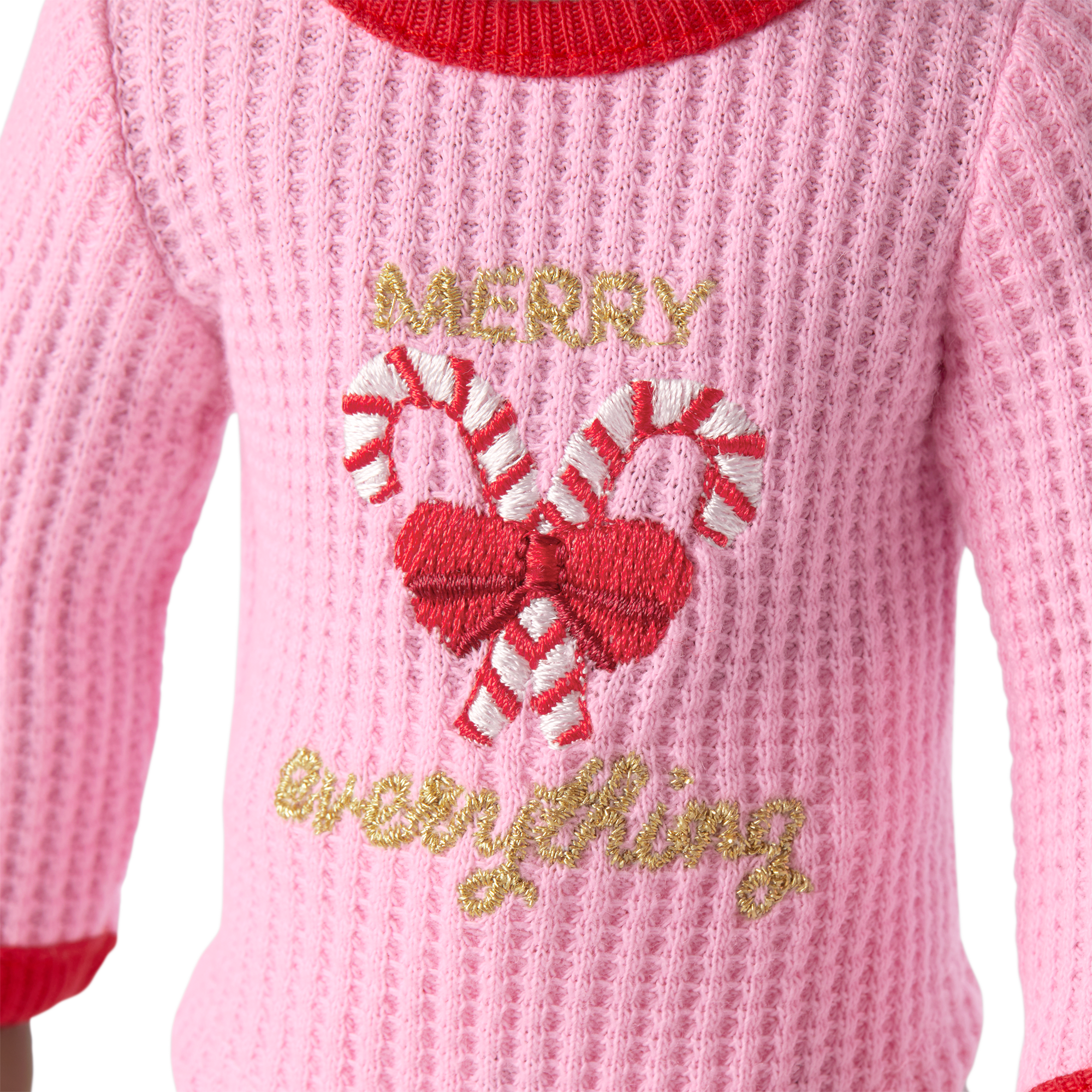 Holiday PJ Set for WellieWishers Dolls with Slippers | Merry Everything