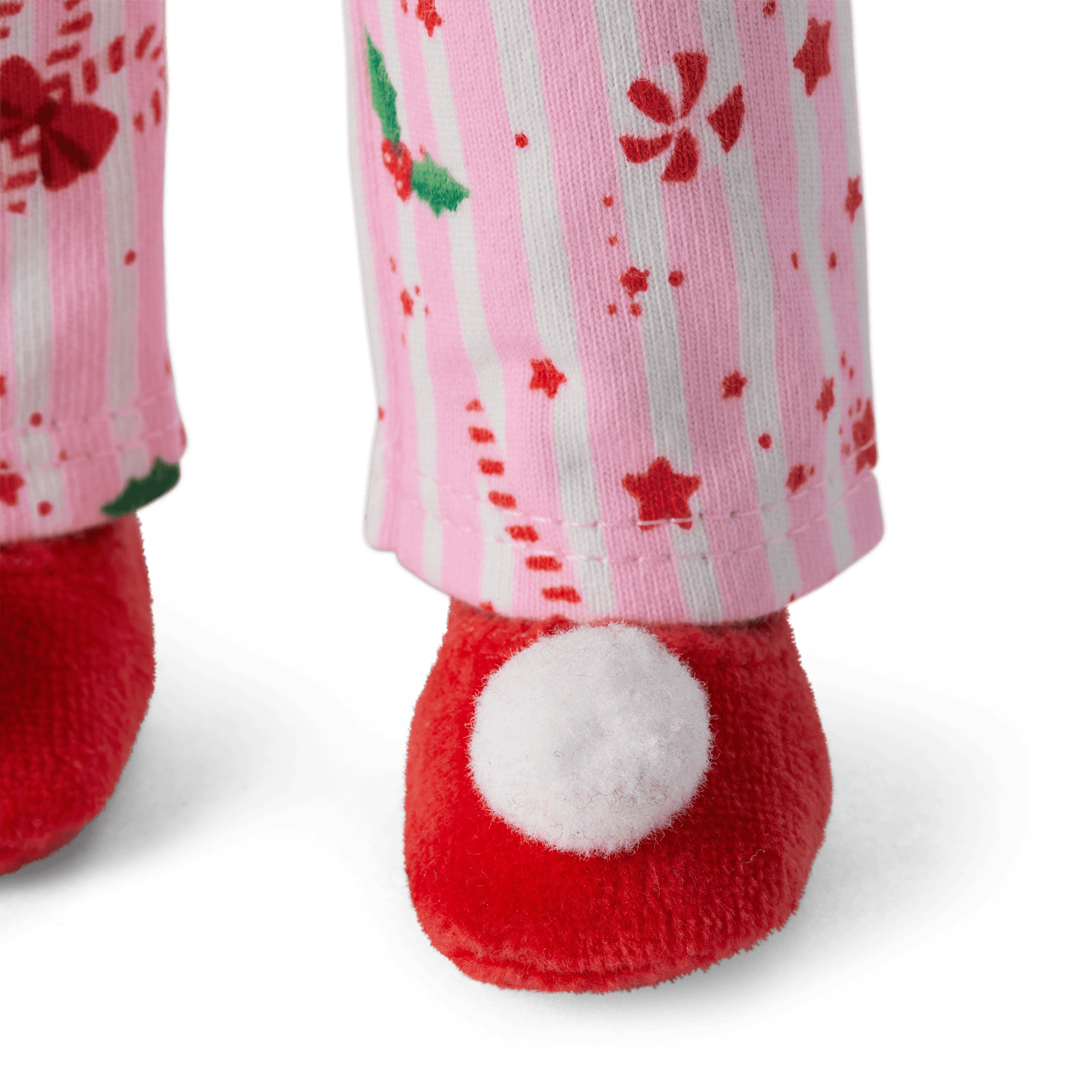 Holiday PJ Set for WellieWishers Dolls with Slippers | Merry Everything