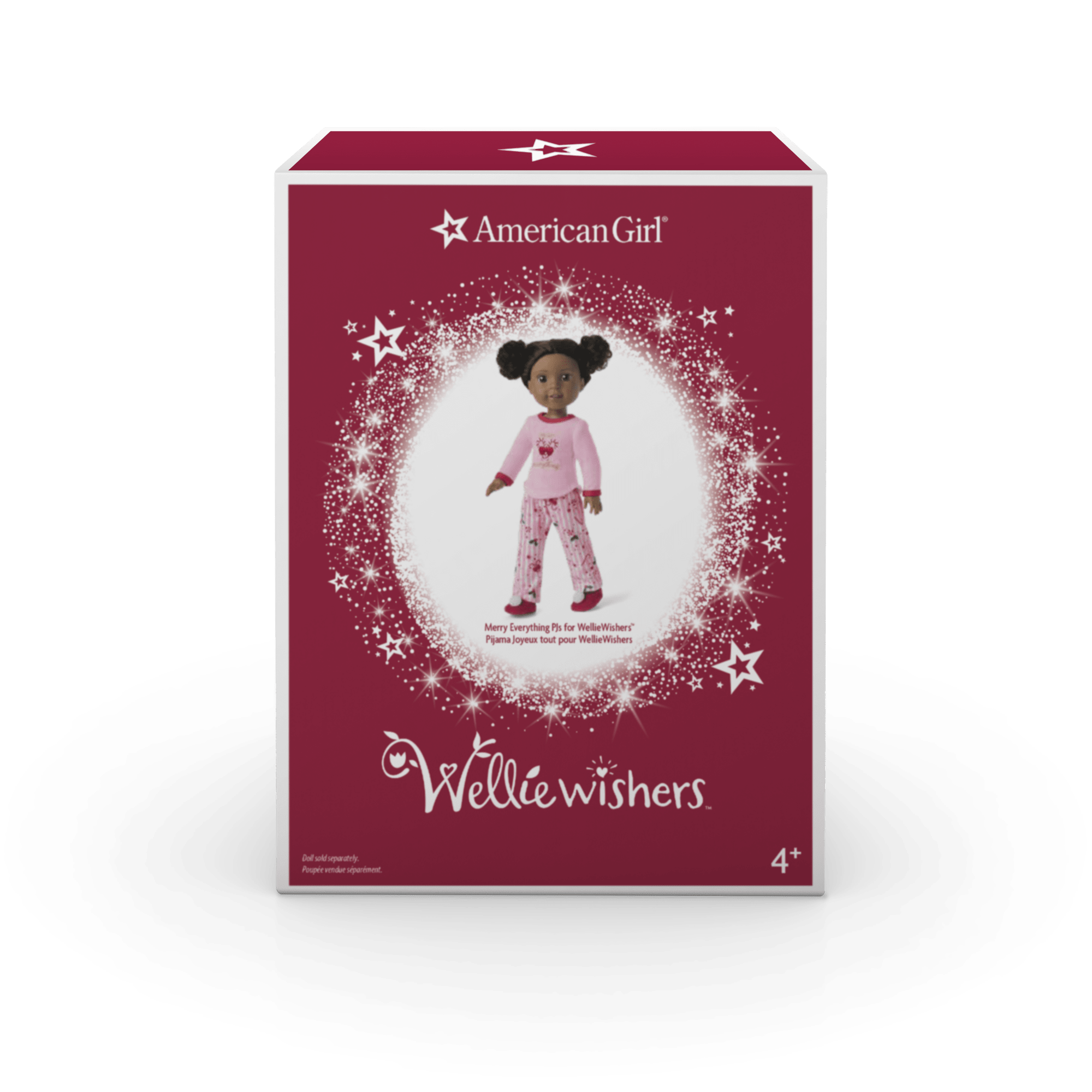 Holiday PJ Set for WellieWishers Dolls with Slippers | Merry Everything