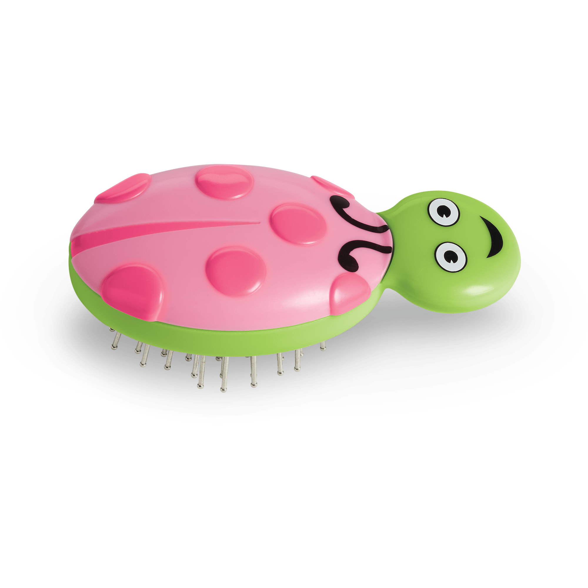 Ladybug Hair Brush for Kids | Sweet Smiley Design | WellieWishers