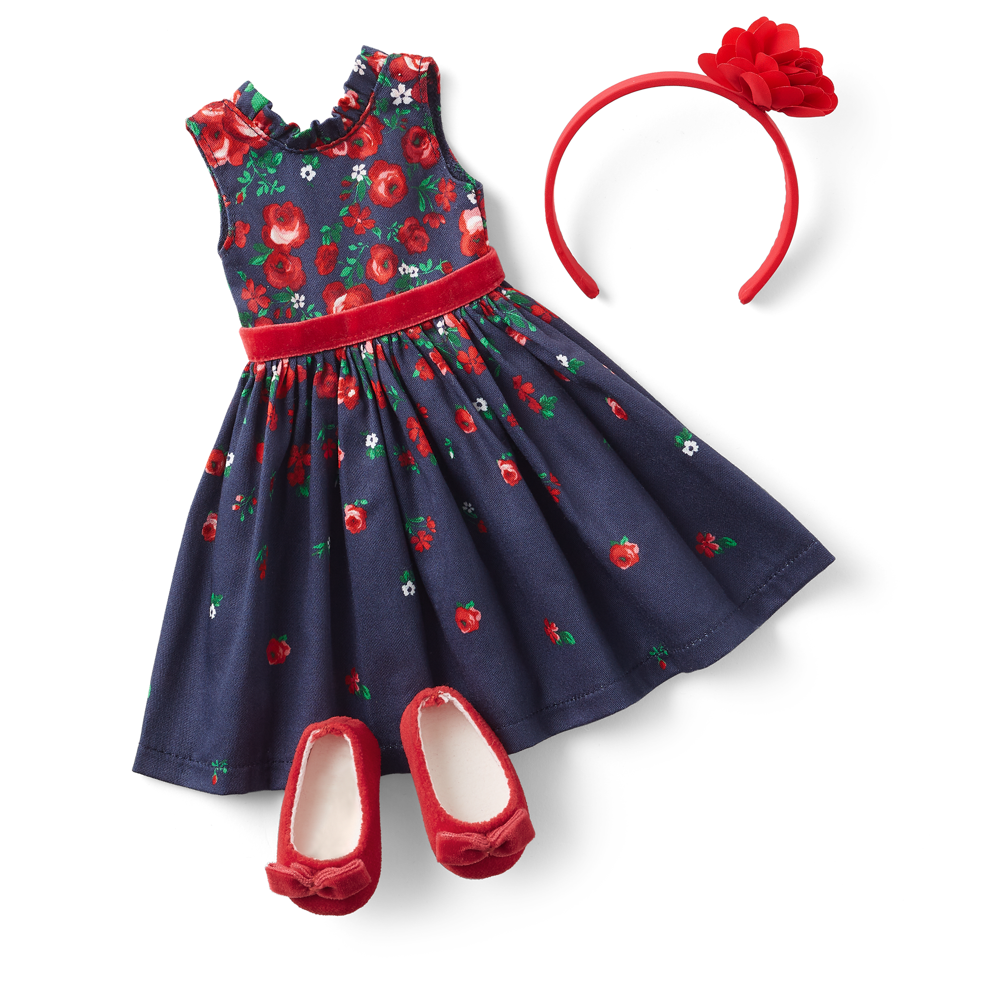 Floral Party Dress for WellieWishers Dolls | Janie & Jack Collab