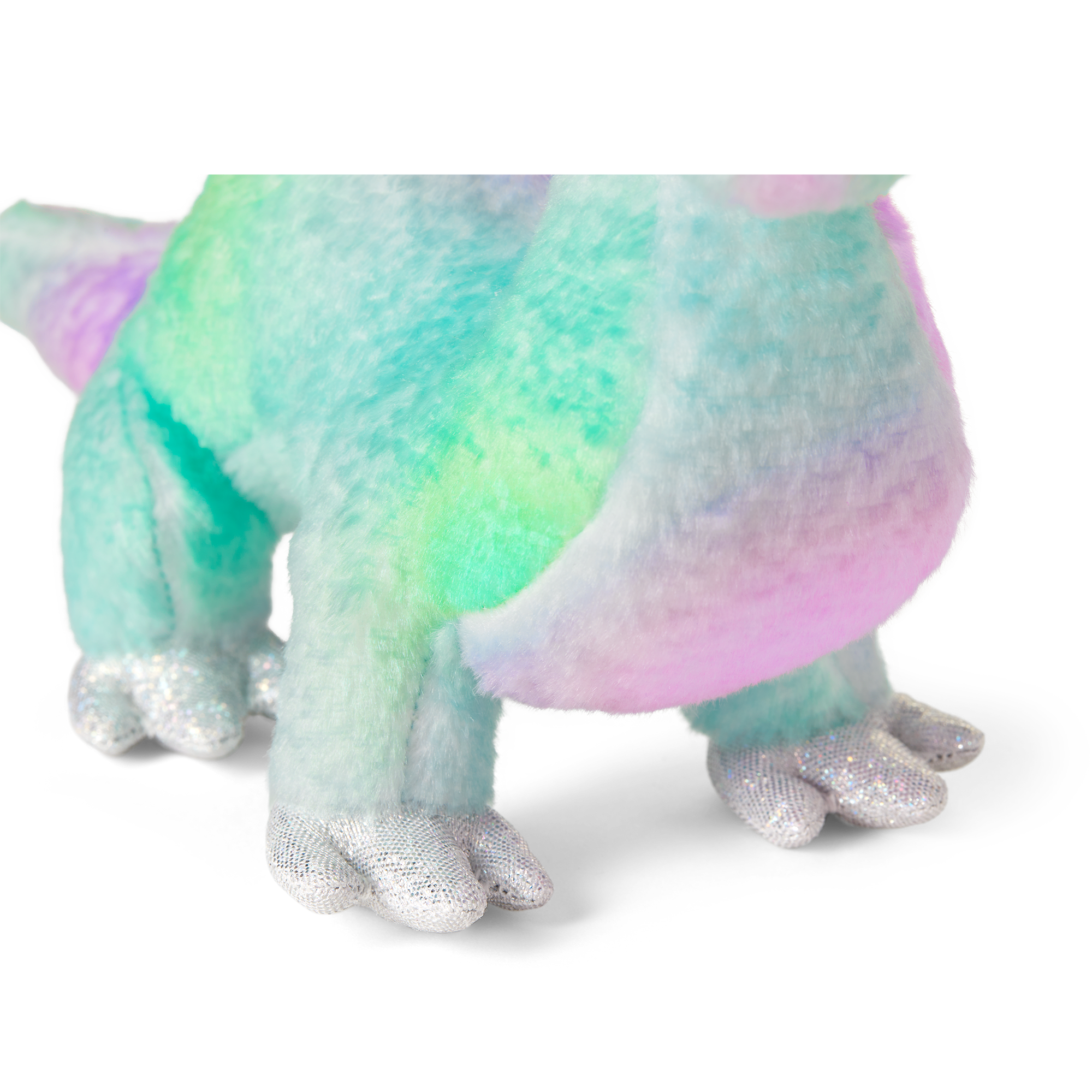Plush Dragon Toy with Iridescent Wings & Embroidered Face | Crisella
