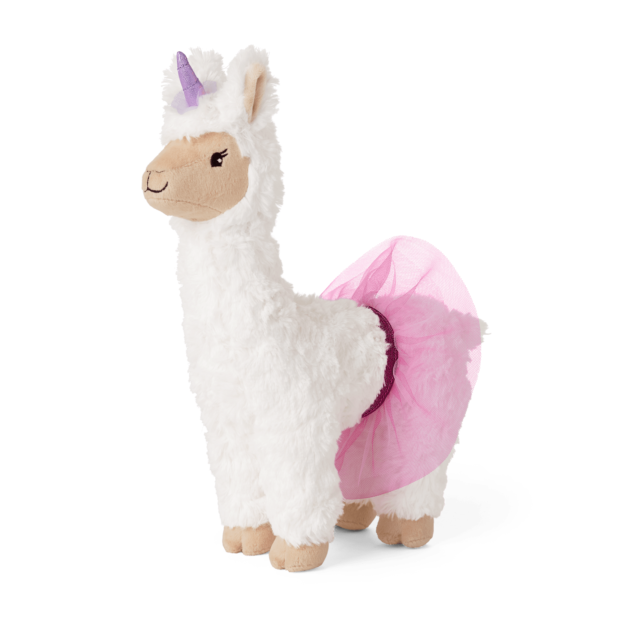 Plush Llamacorn Toy with Soft Fur & Removable Tutu | WellieWishers