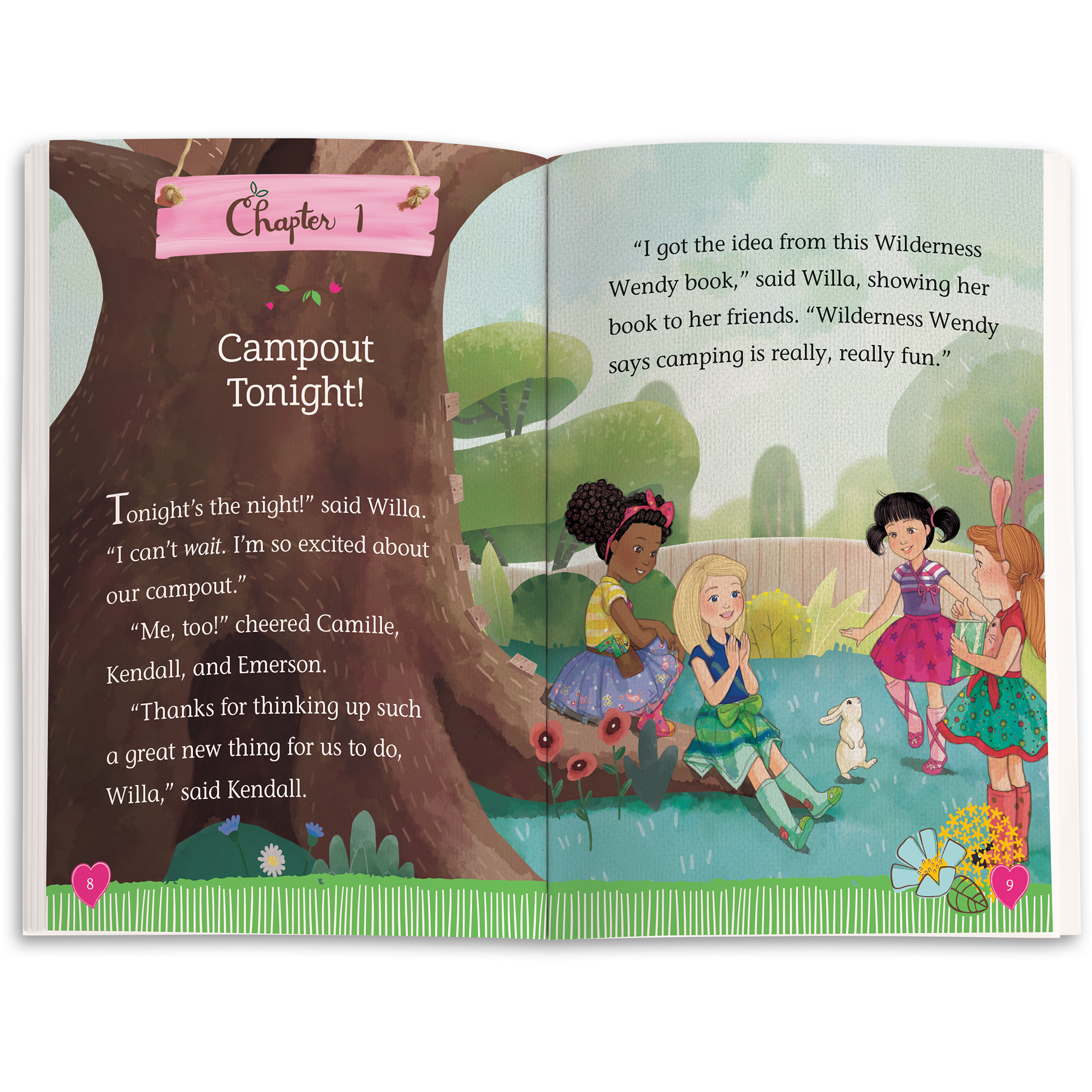Willa's Wilderness Campout Book for Kids | WellieWishers Adventure