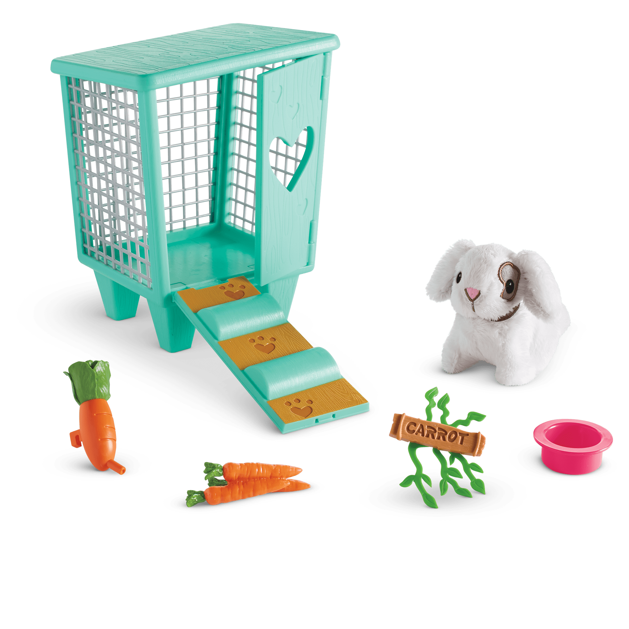 Soft Plush Bunny Toy with Hutch & Accessories | WellieWishers