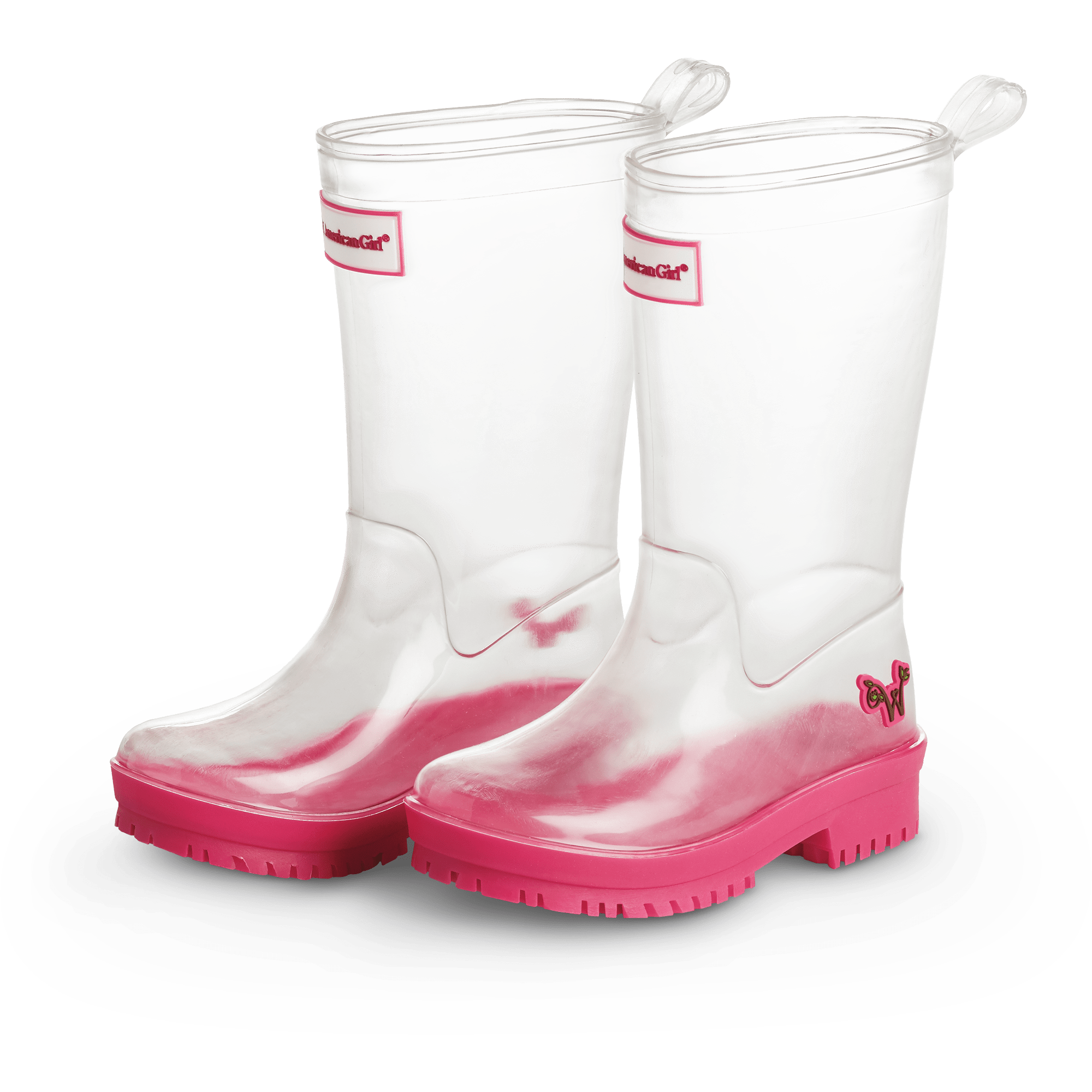Clear Rain Boots for Girls with Peek-a-Boo Design | WellieWishers