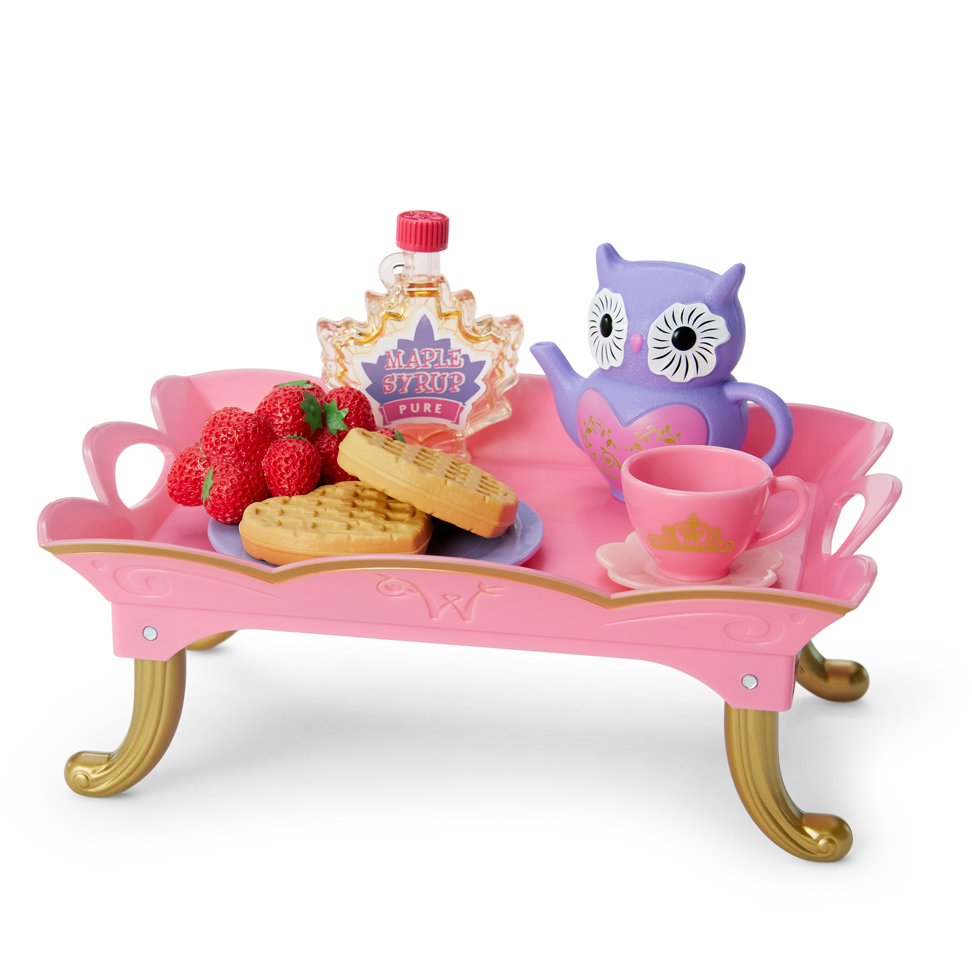Folding Breakfast in Bed Tray for Dolls | WellieWishers™