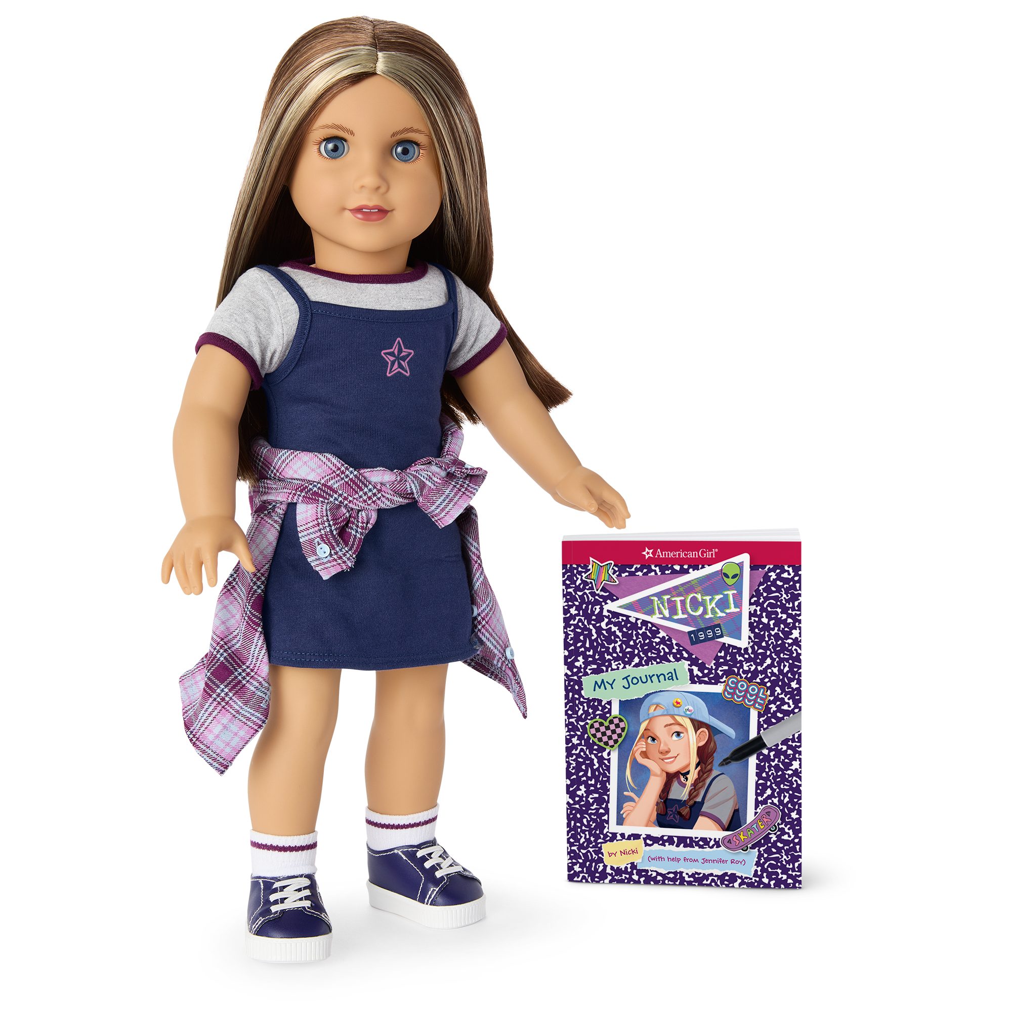 18-inch Nicki Doll with Journal & Outfits | Historical Characters