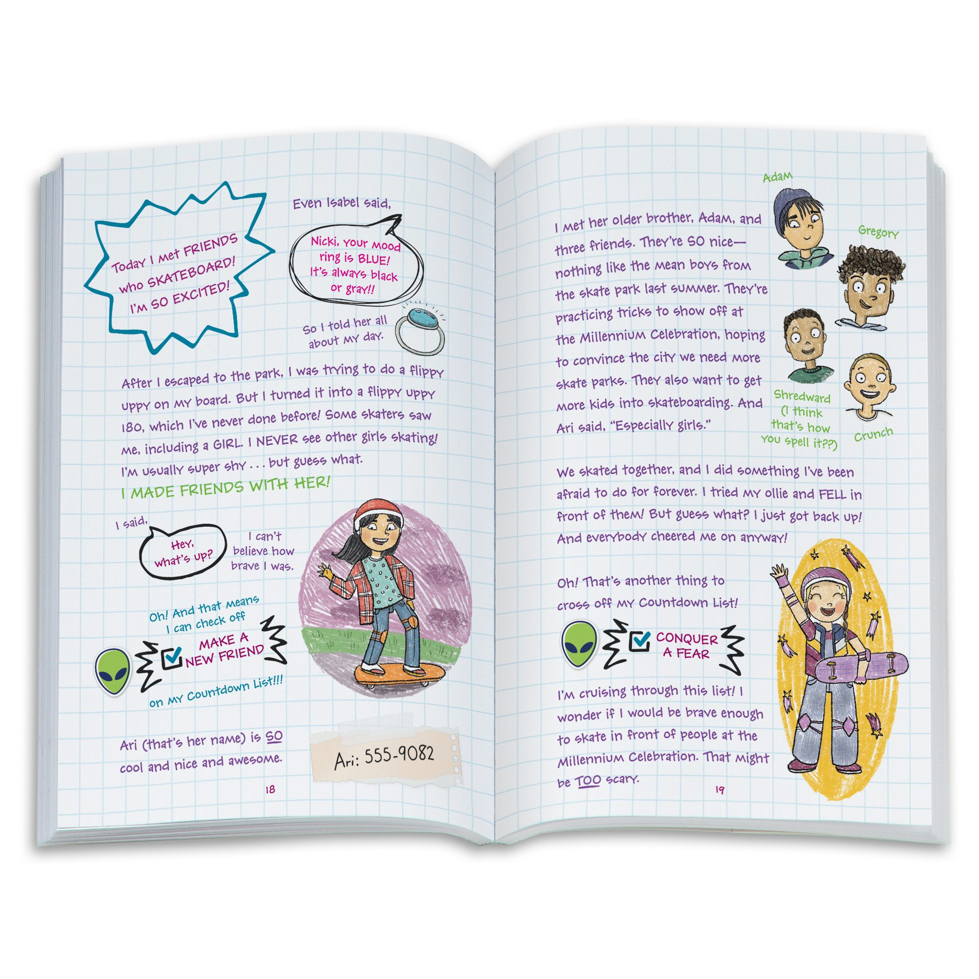 18-inch Nicki Doll with Journal & Outfits | Historical Characters