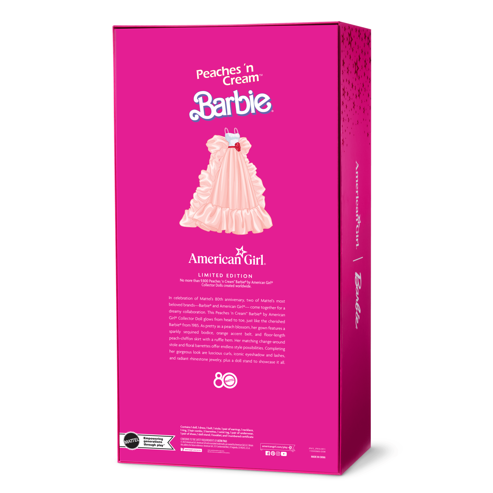 Peaches ’n Cream Barbie Collector Doll 18-inch | American Girl