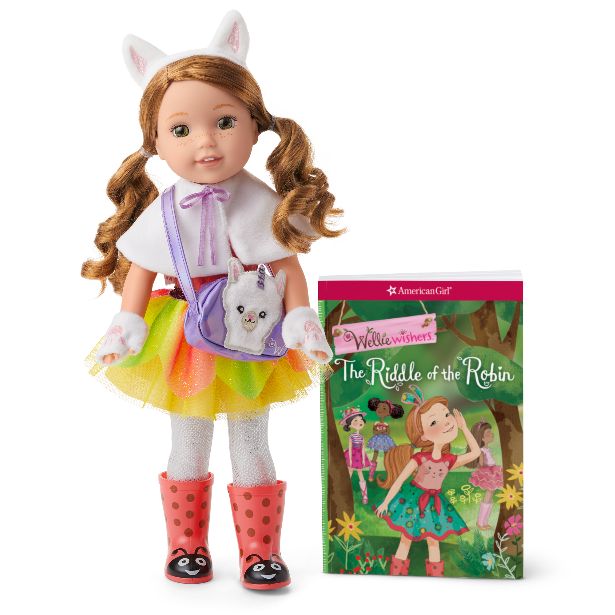 Willa™ Doll with Book & Magical Llamacorn Accessories | WellieWishers