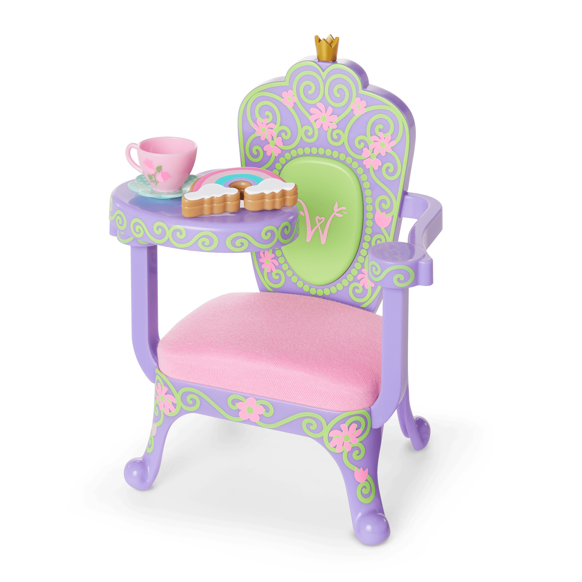 Princess Doll Bundle with Throne Desk & Royal Dress | WellieWishers™