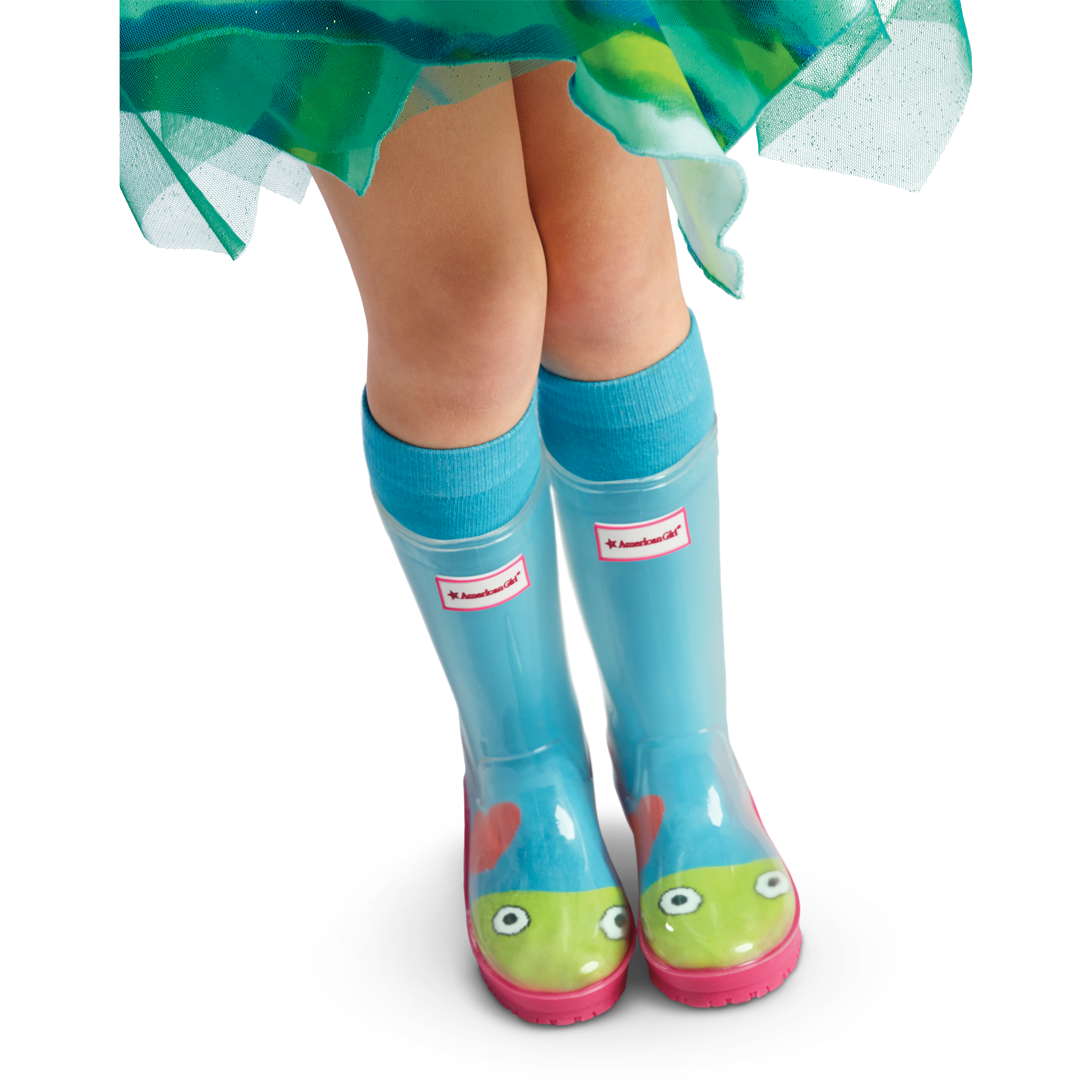 Girls' Rain Boots & Socks Set for Outdoor Play | WellieWishers