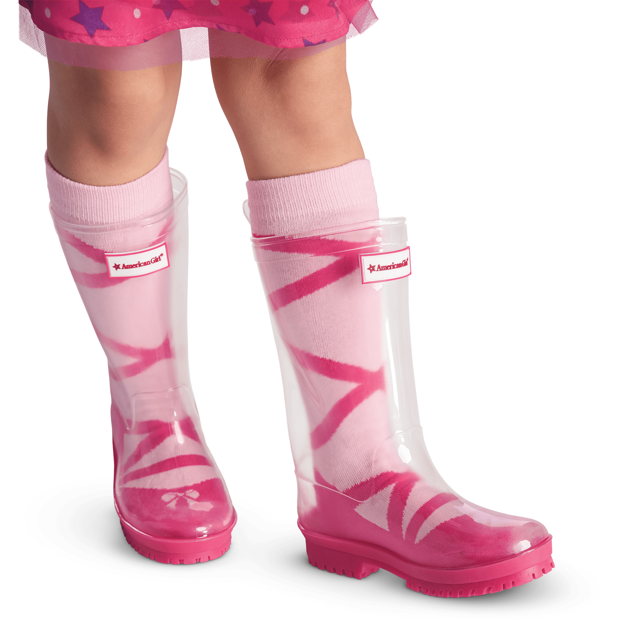 Girls' Rain Boots & Socks Set for Outdoor Play | WellieWishers