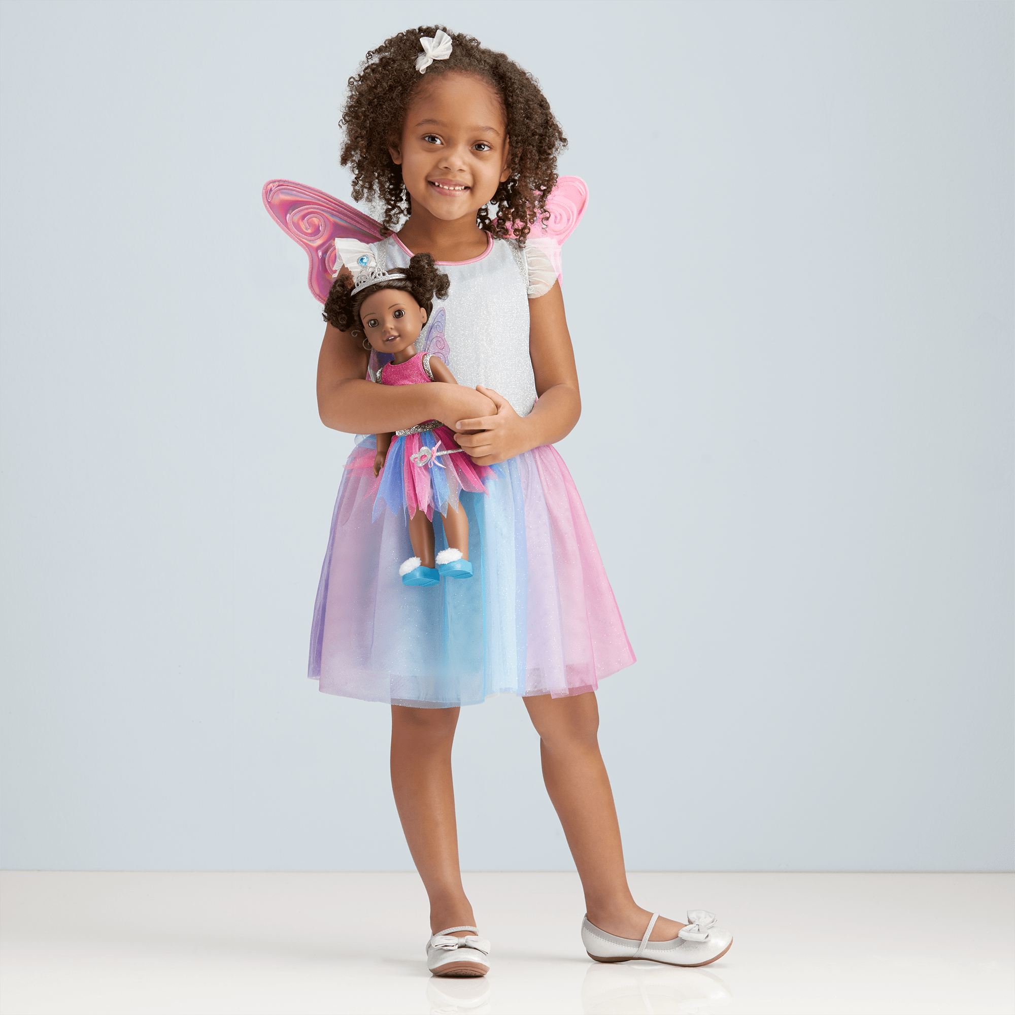 Butterfly Wings & Dress Set for Girls & Dolls | WellieWishers