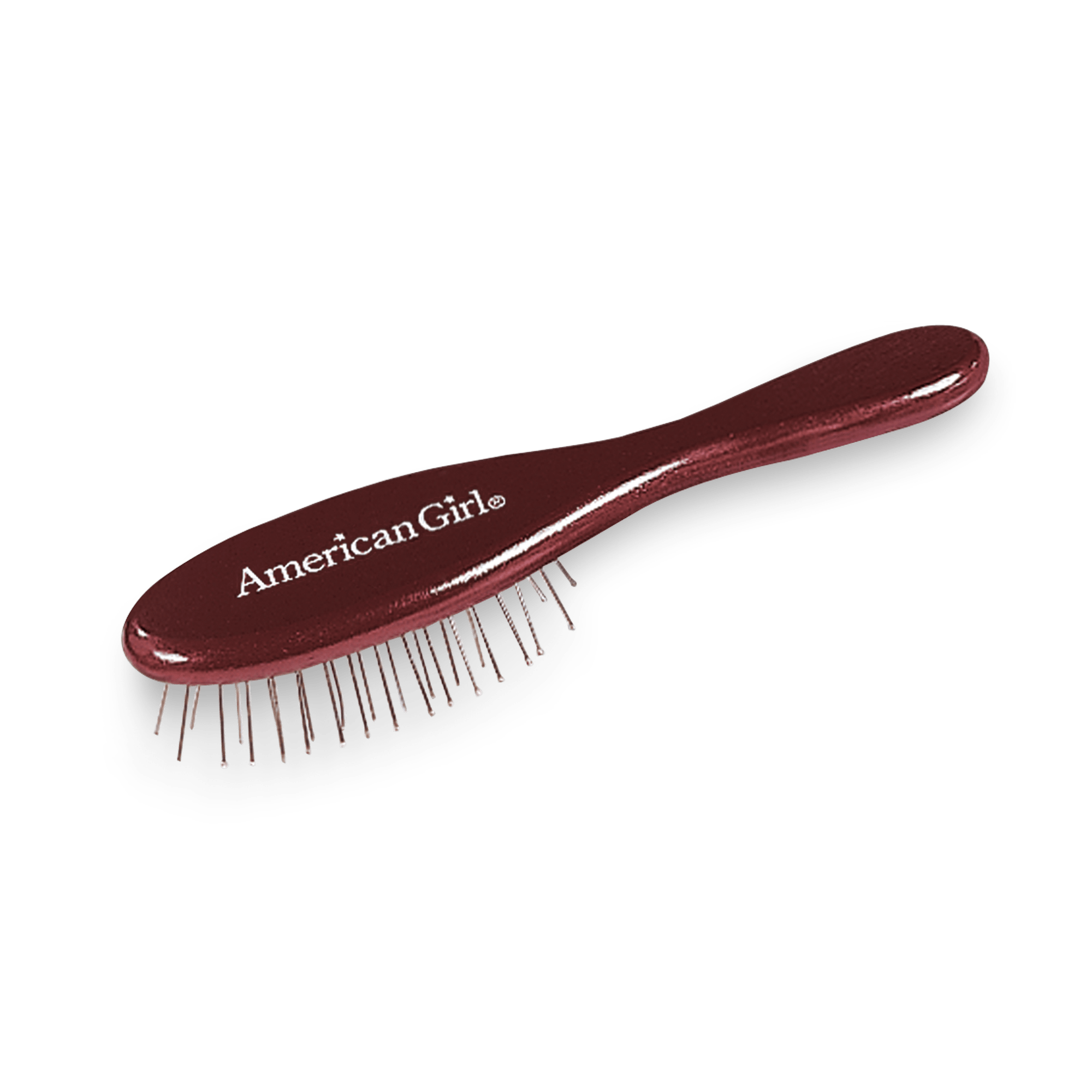 Wooden Doll Hairbrush for American Girl Dolls | Tangle-Free Bristles