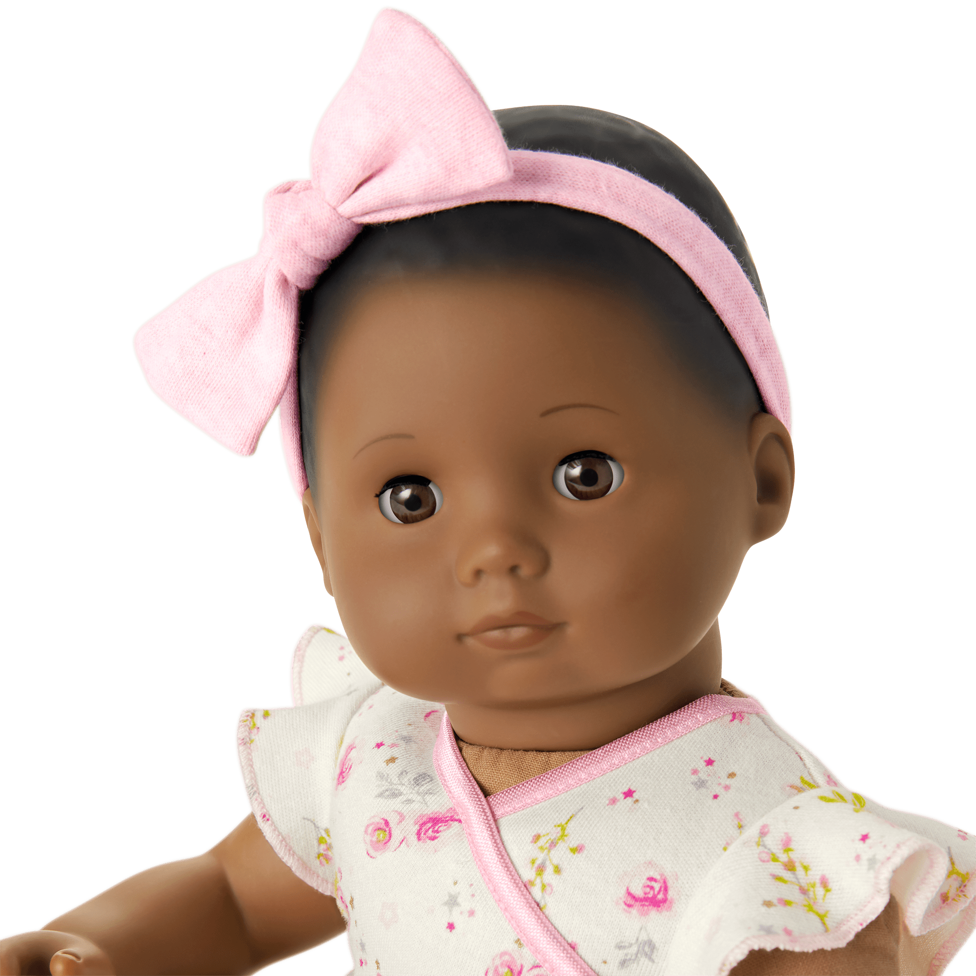 Floral-Print Pajamas for Bitty Baby Dolls with Satin Bow | Beautiful Blooms