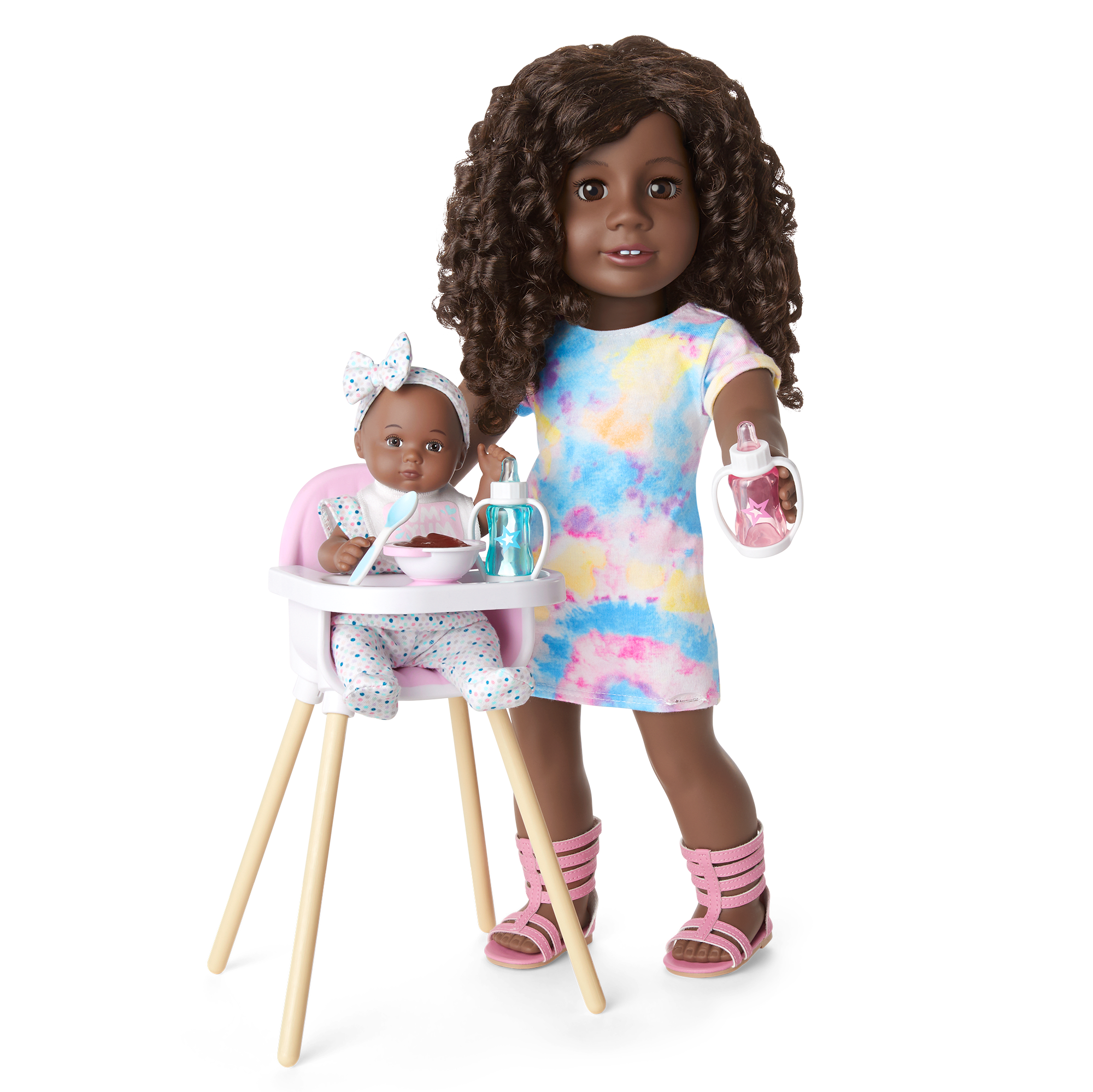 Layette & High Chair Set for 7.75-inch Dolls | Little Bitty Baby™