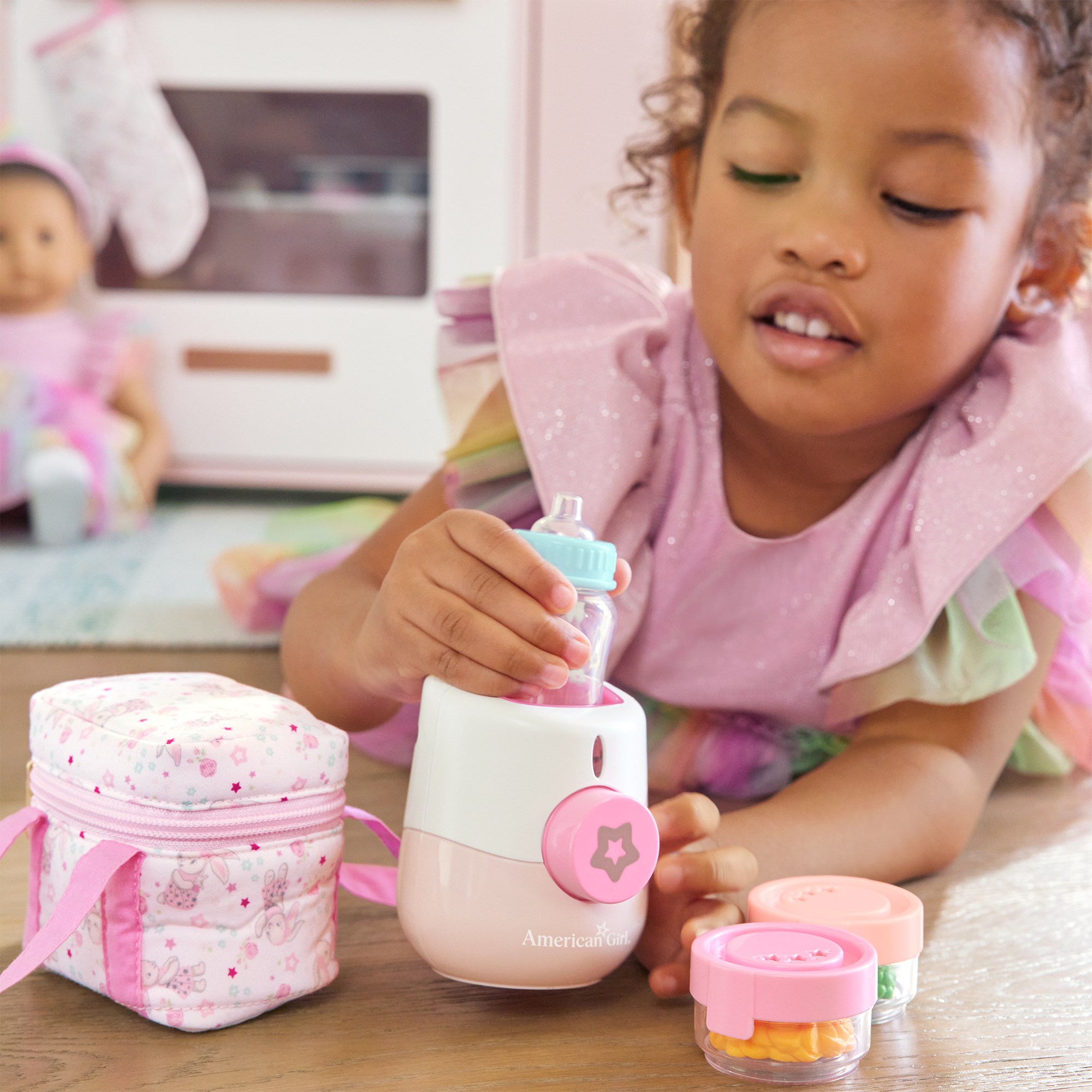 Pretend Bottle-Warming Set for Bitty Baby with Lights & Sounds | Bitty Baby’s™
