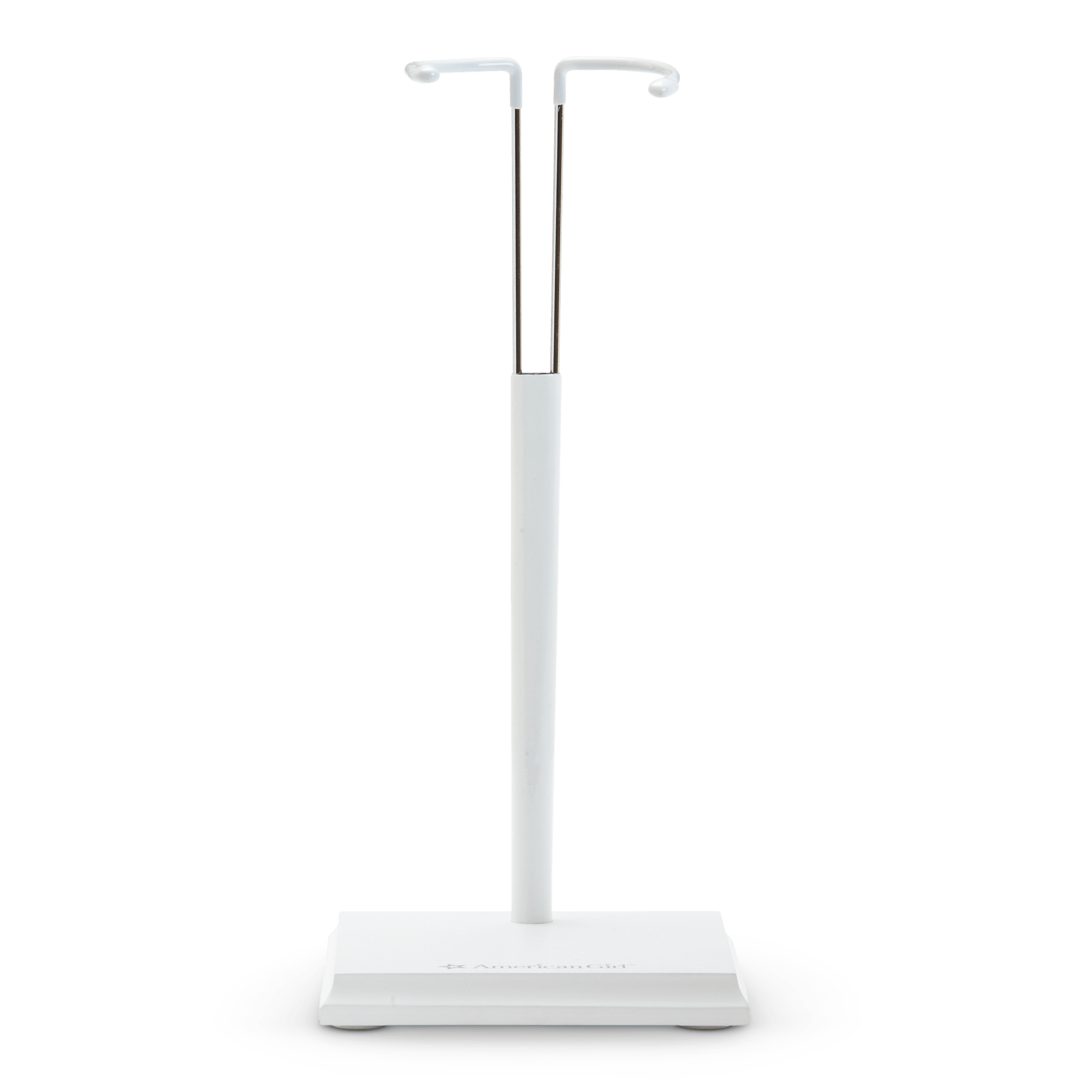 18" Doll Stand for Play & Display | Wooden Base & Metal Holder