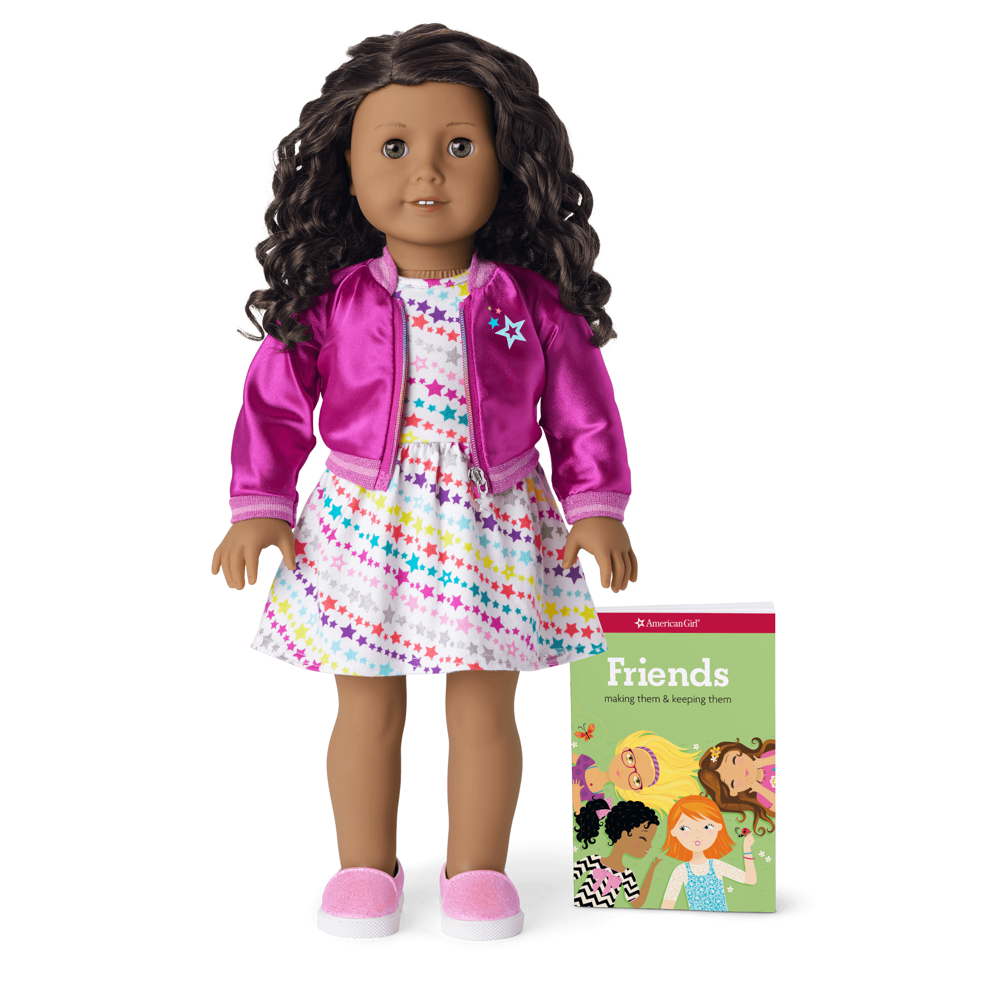 Truly Me Doll #44 with Hazel Eyes & Curly Hair | 18" Play Doll