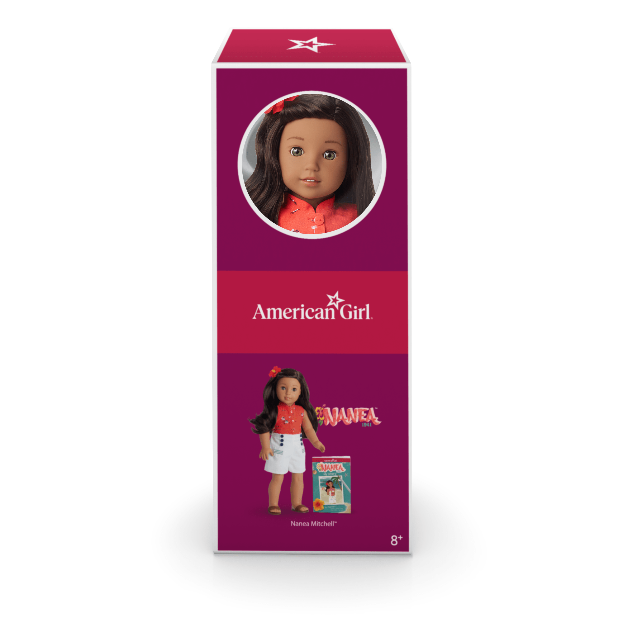 18-inch Nanea Historical Doll with Journal & 1940s Outfit | Nanea™