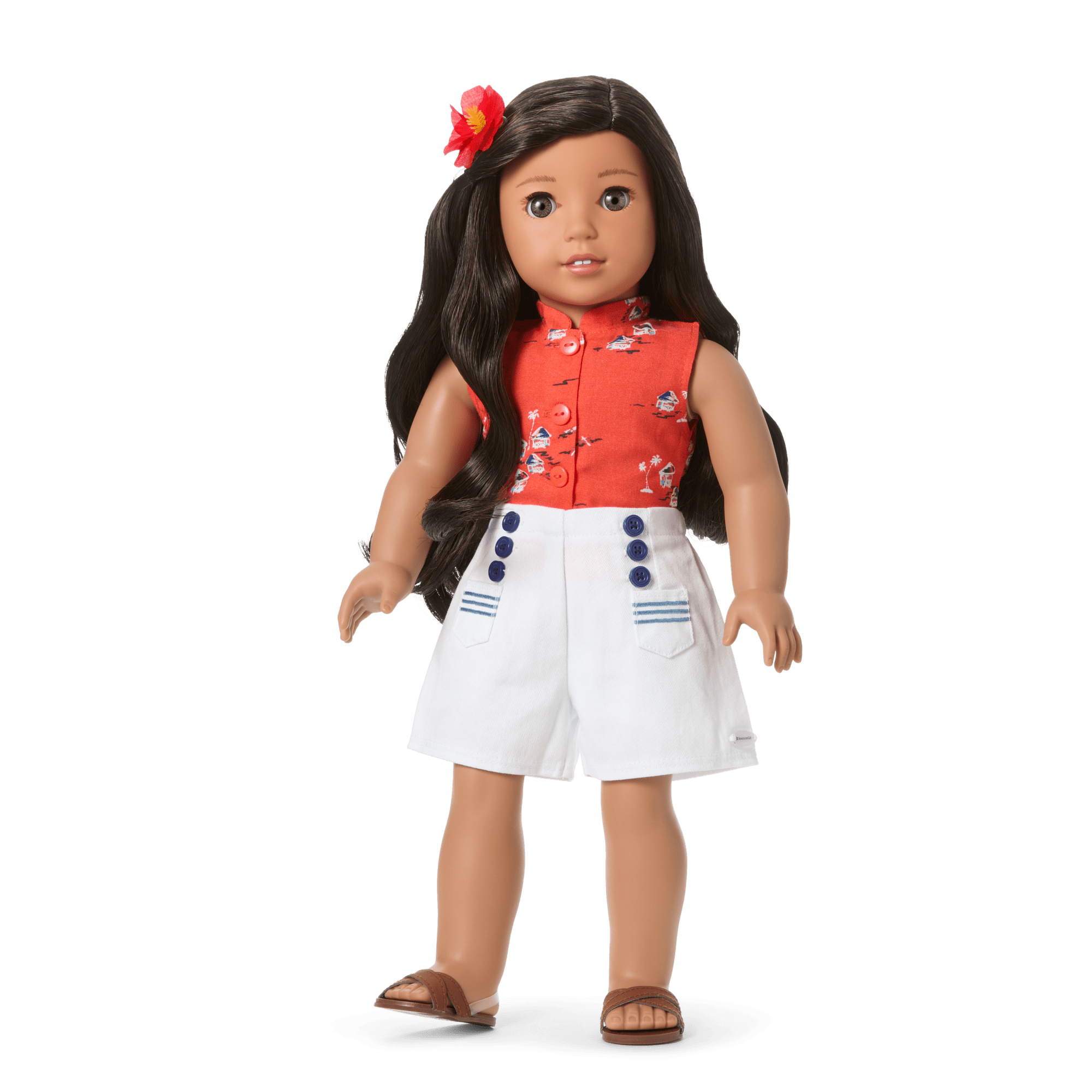 18-inch Nanea Historical Doll with Journal & 1940s Outfit | Nanea™