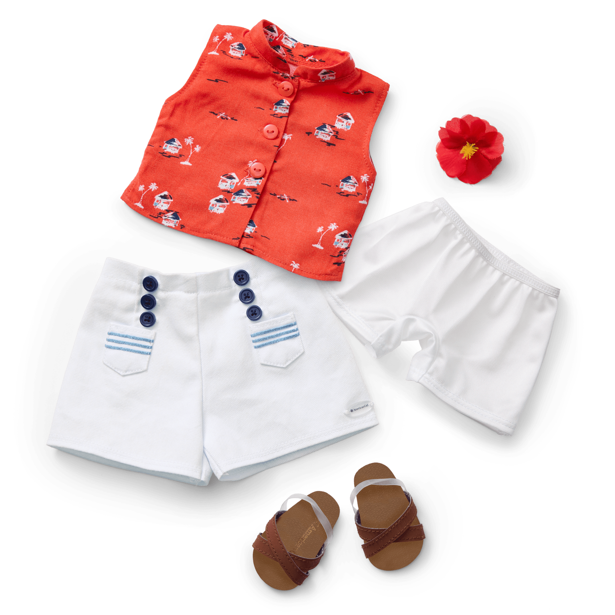 18-inch Nanea Historical Doll with Journal & 1940s Outfit | Nanea™