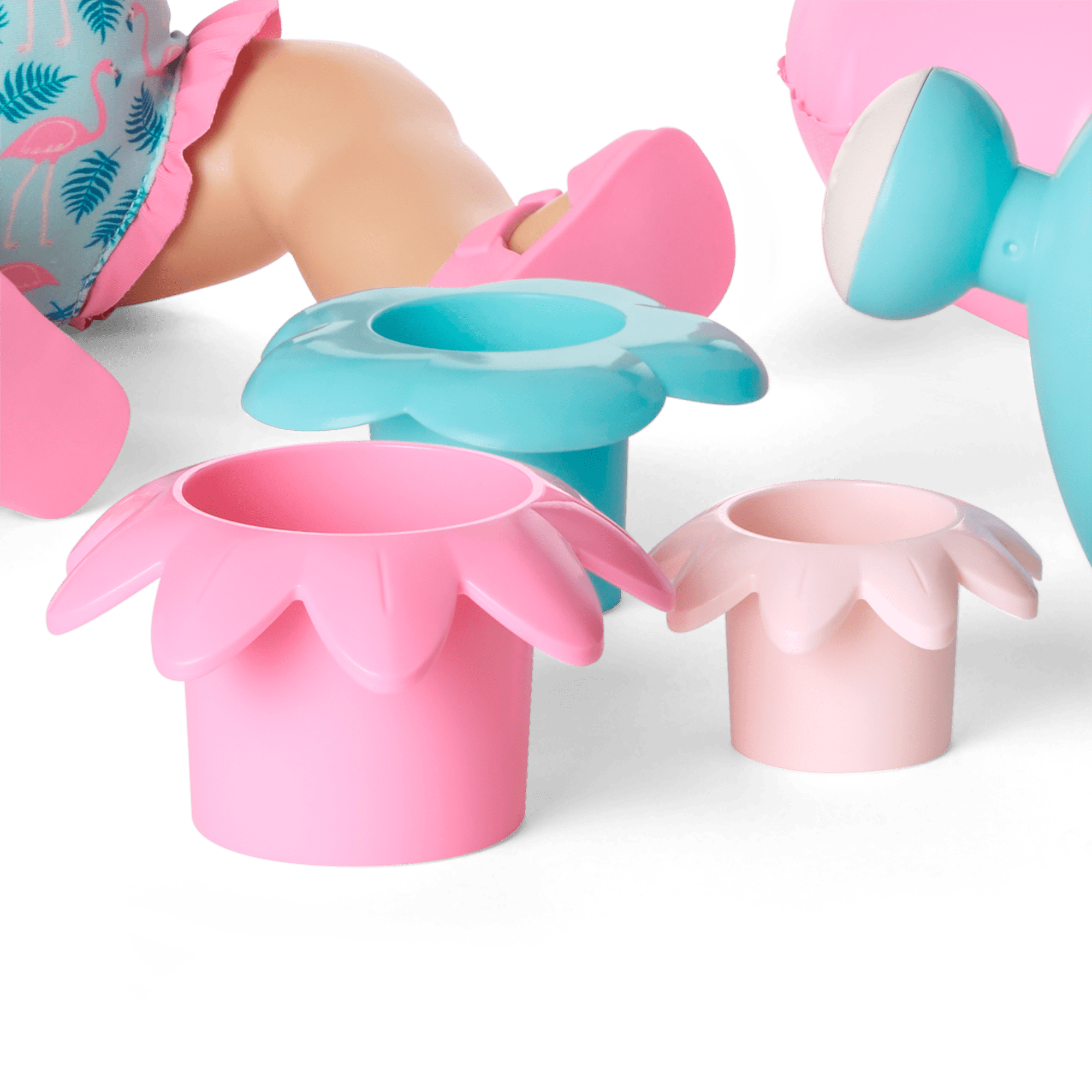 Flamingo Water Play Set for Toddlers | Bitty Baby Splash