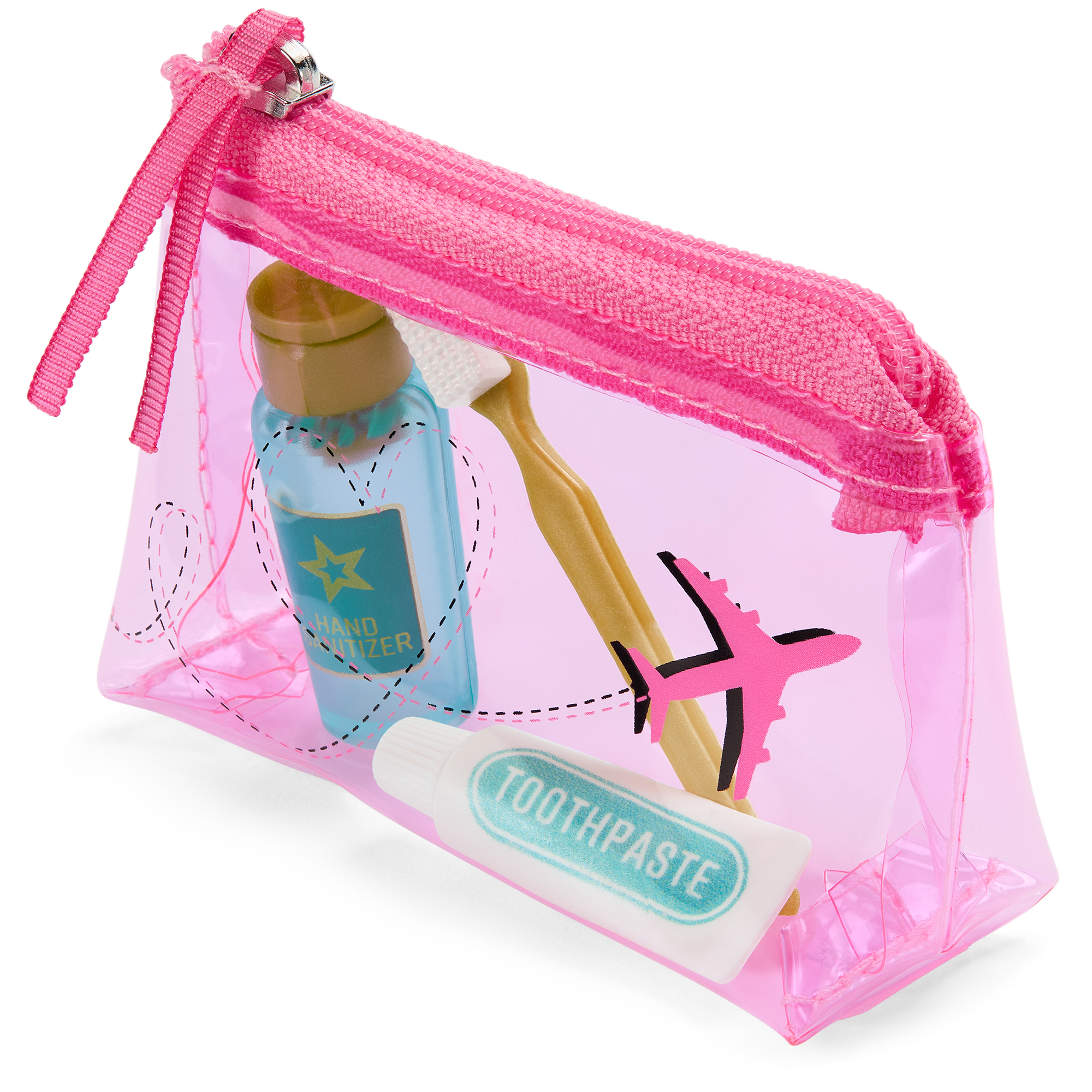18-inch Doll Luggage Set with Pet Carrier & Toiletry Bag | Fun Travel Essentials