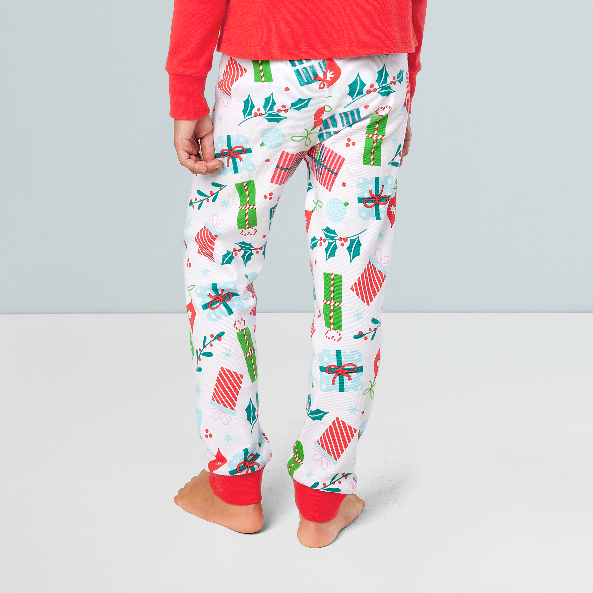 Girls' Holiday Pajama Set with Wish List Graphic | Bitty Baby
