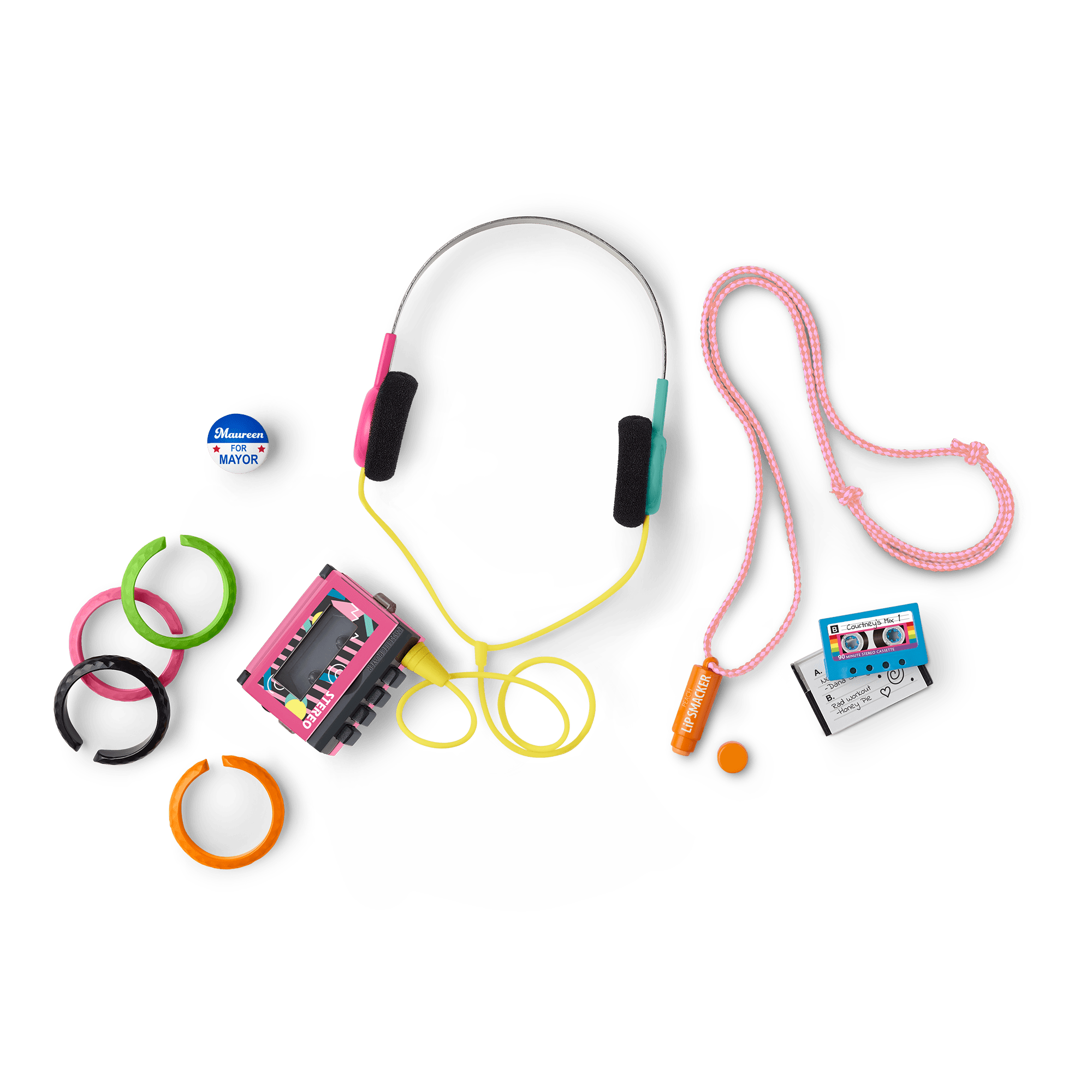 80s Doll Accessories Set for 18-inch Historical Dolls | Courtney's™