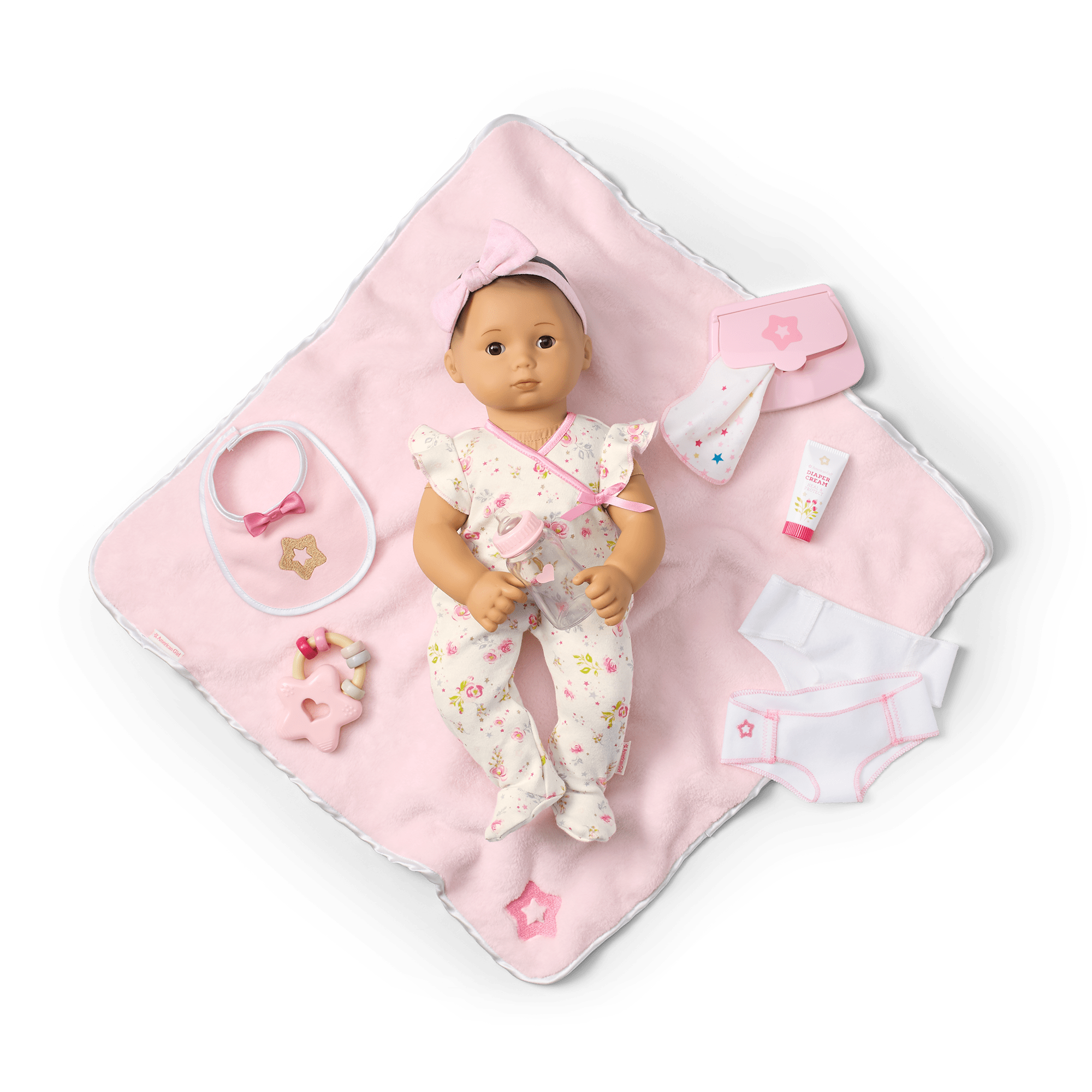 Bitty Baby Doll with Black Hair & Care Play Set | American Girl
