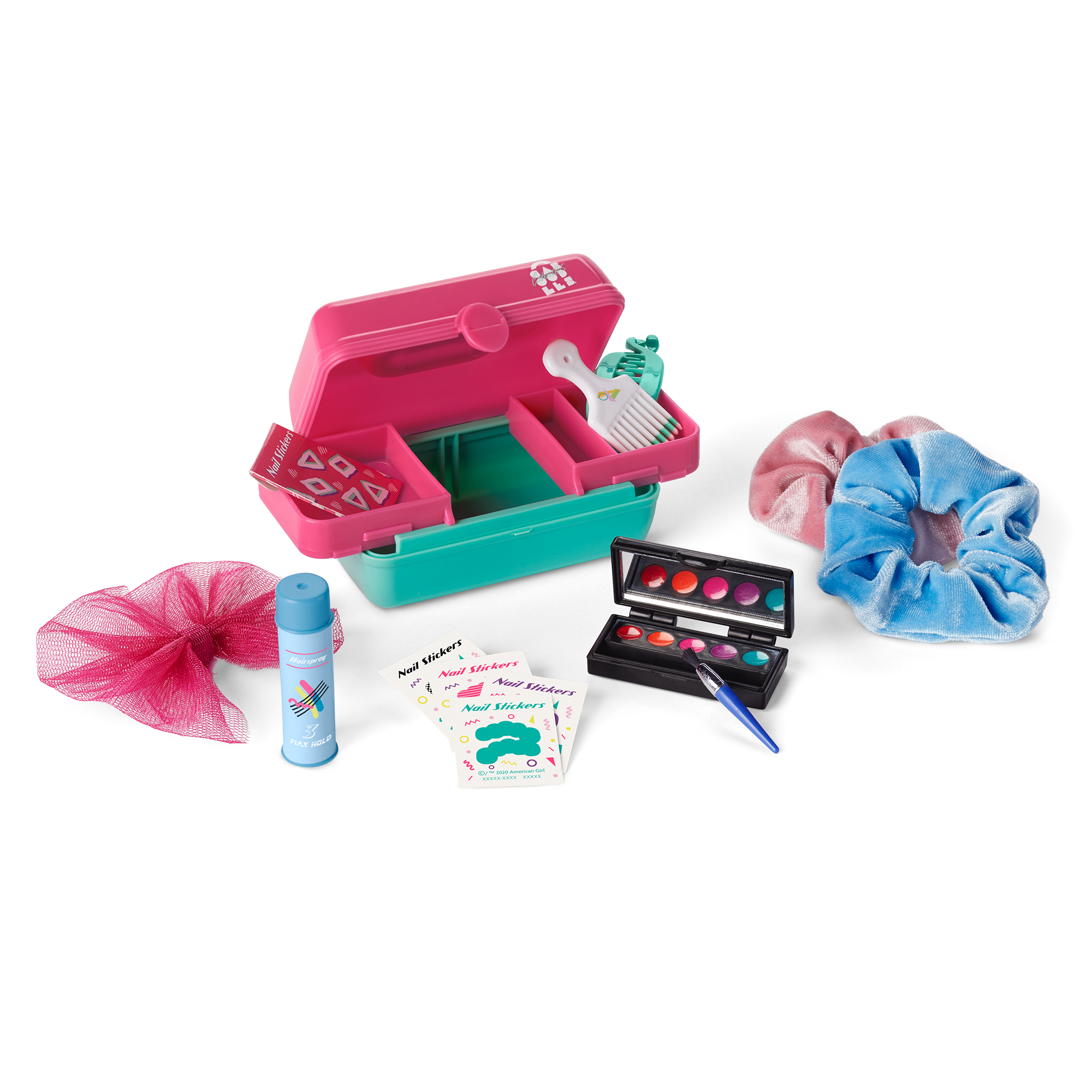 18-inch Doll Hair Accessories Kit with Caboodles Case | Courtney's™