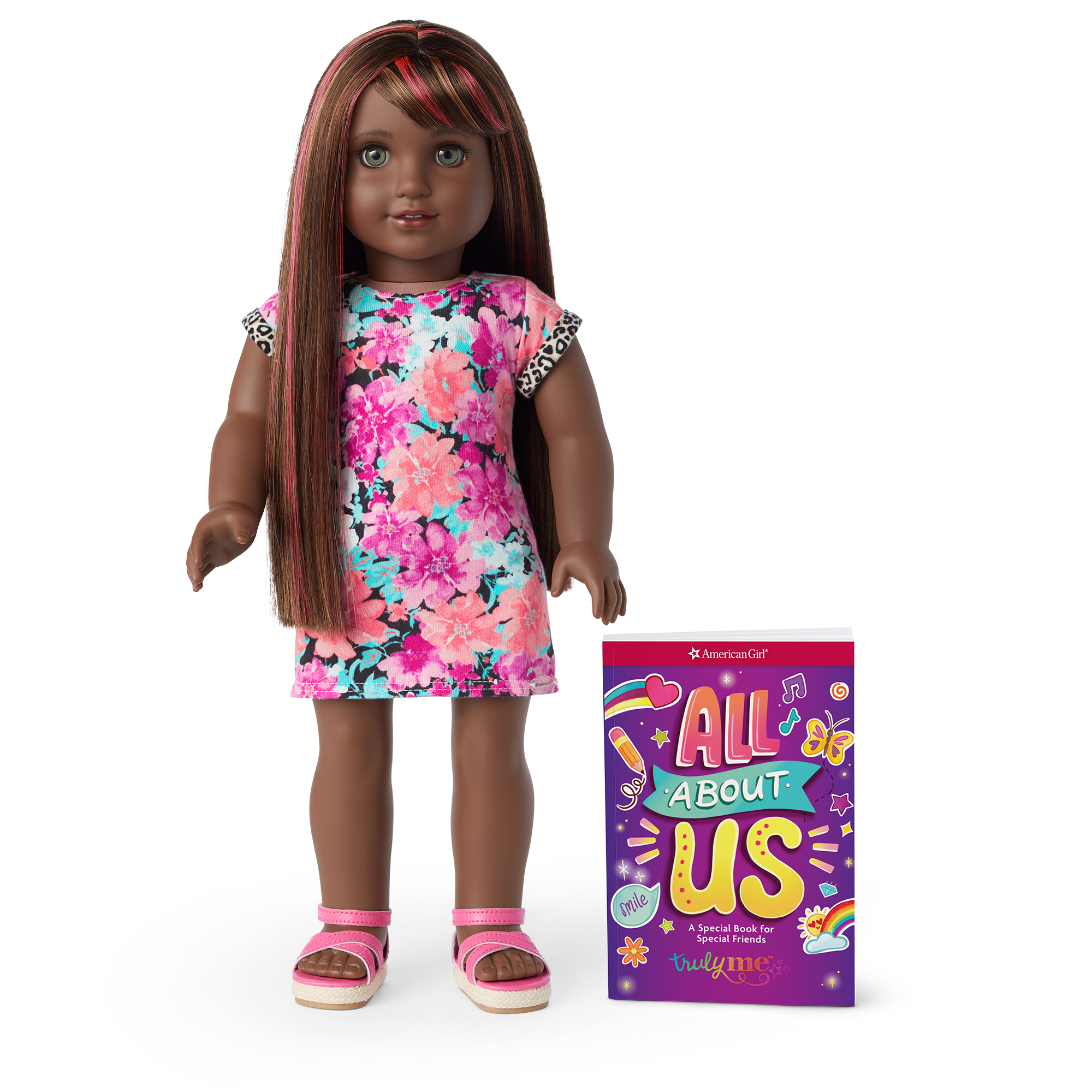 18-inch Truly Me Doll with Dark-Brown Hair & Gray Eyes | American Girl