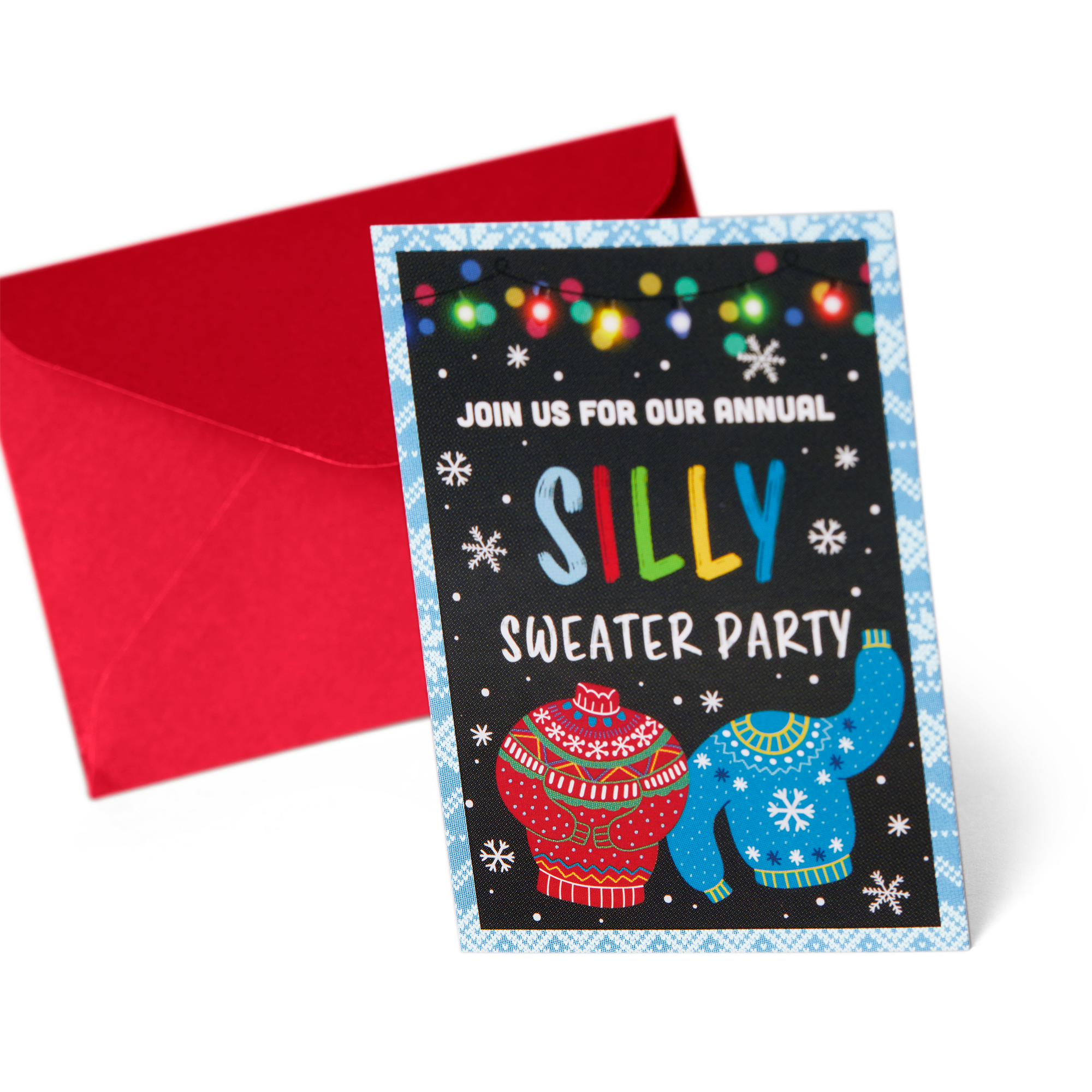 Festive Christmas Sweater for 18-inch Dolls with Santa Hat & Hot Cocoa Mug