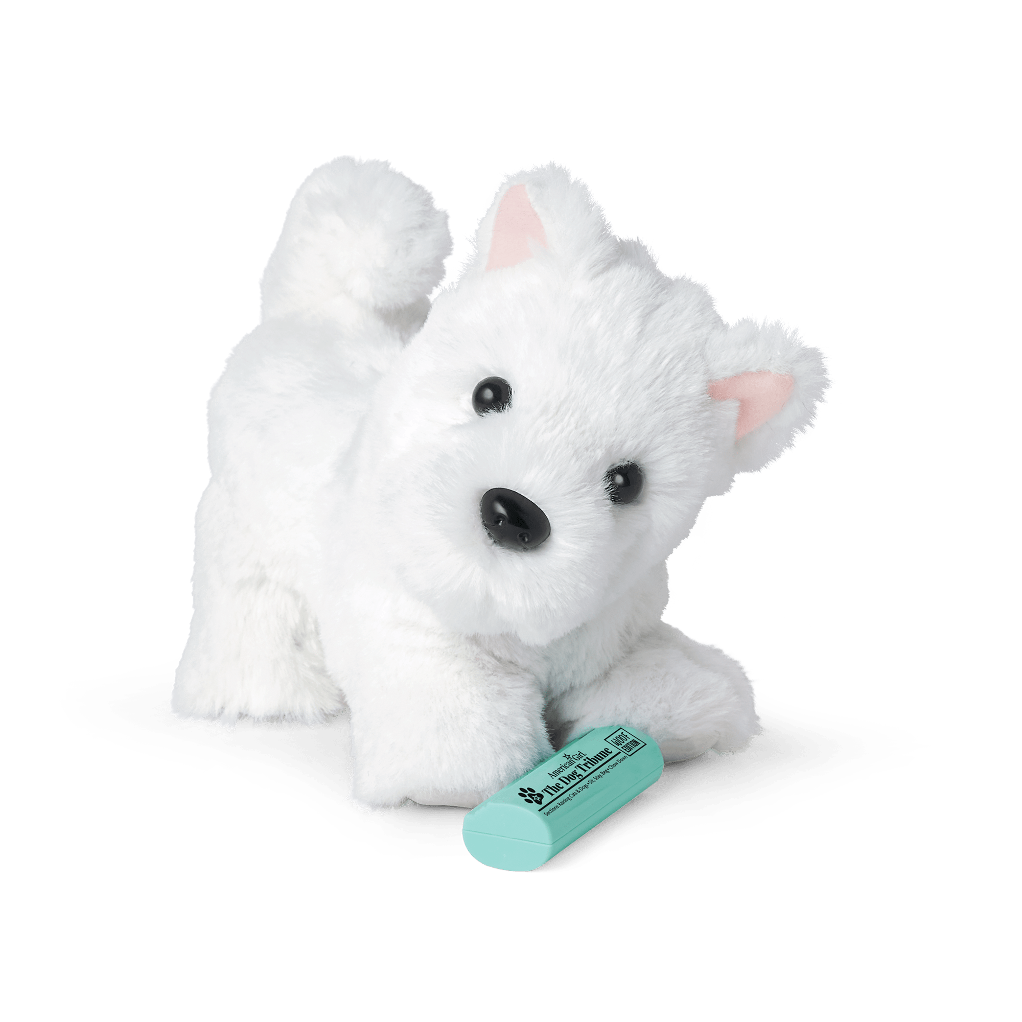 Westie Terrier Doll Dog with Magnetic Mouth | Coconut Chip™