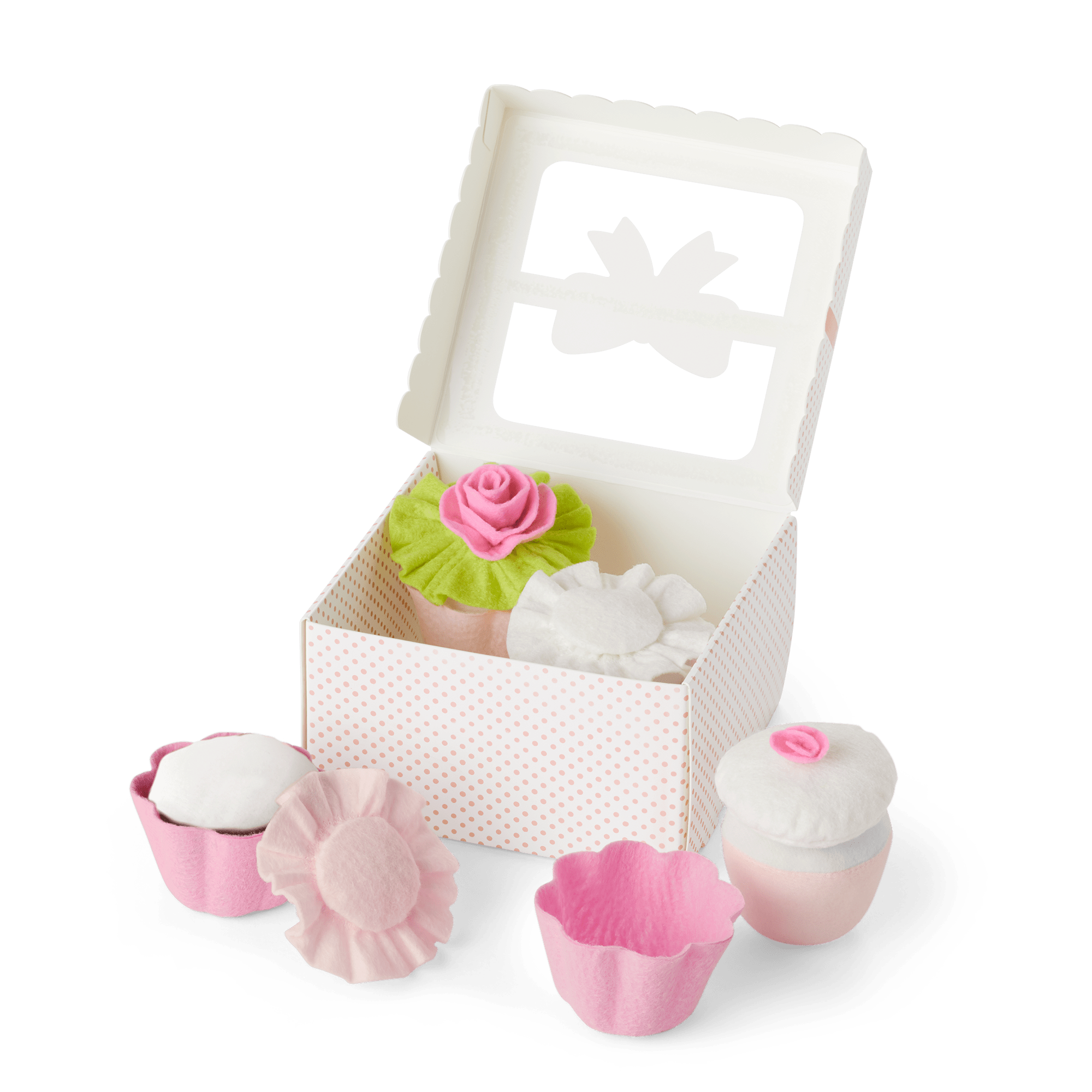 Stackable Felt Cupcakes Set for Bitty Baby Birthday | Bitty’s™