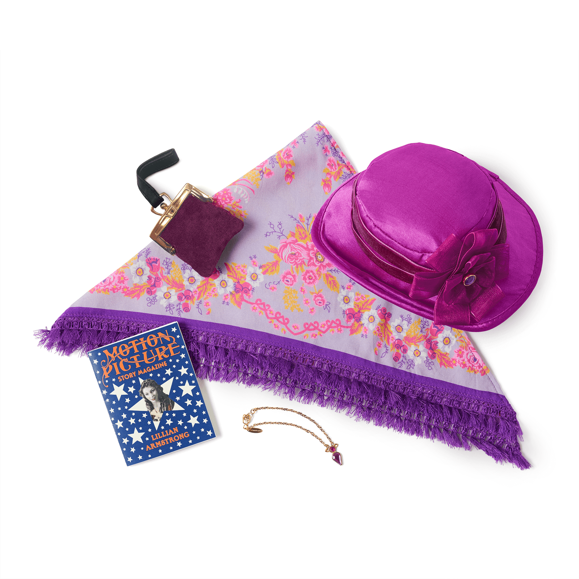 18-inch Doll Accessories Set with Hat, Purse & Shawl | Rebecca's™