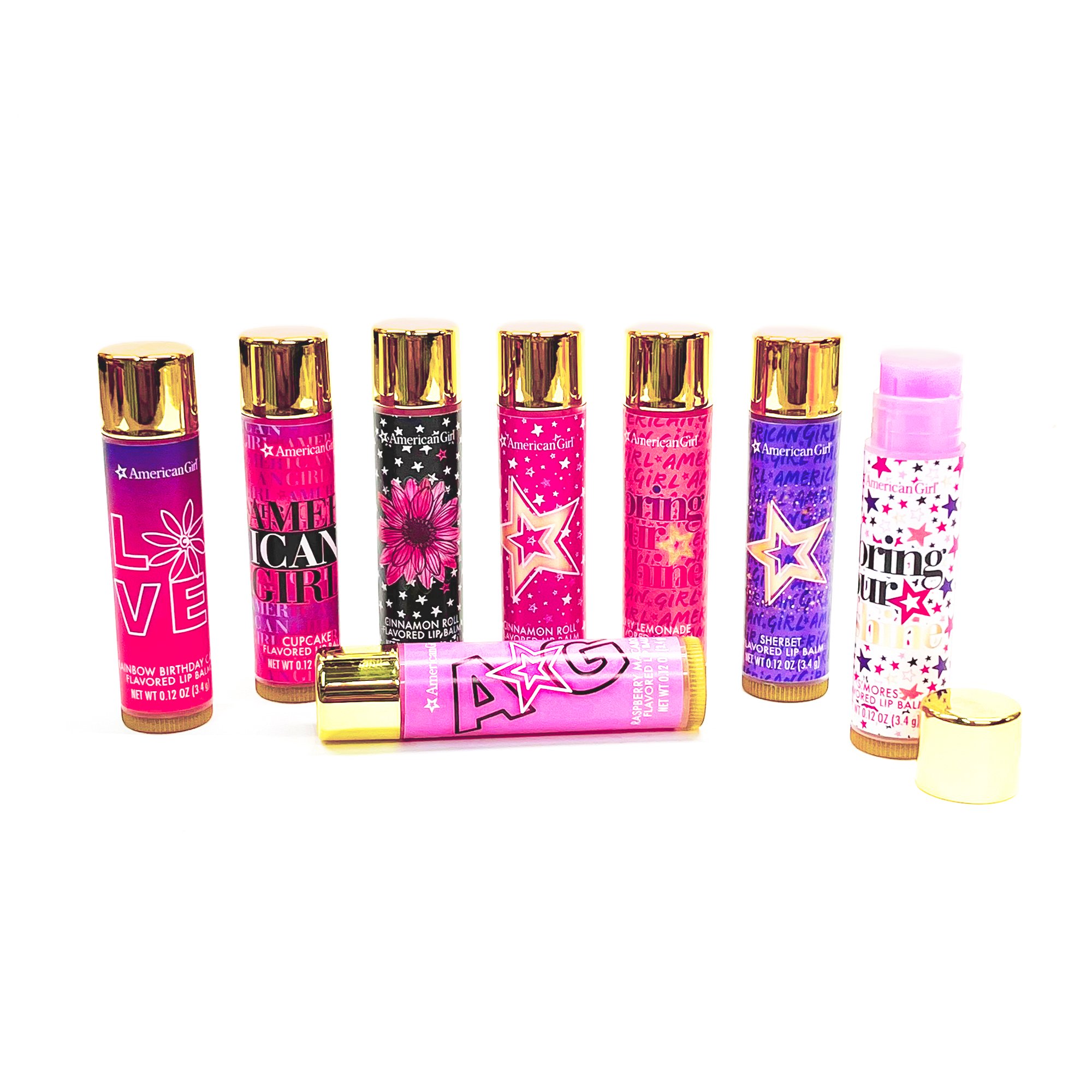 Flavored Lip Balm Set for Girls with 8 Tasty Varieties | Fave Flaves