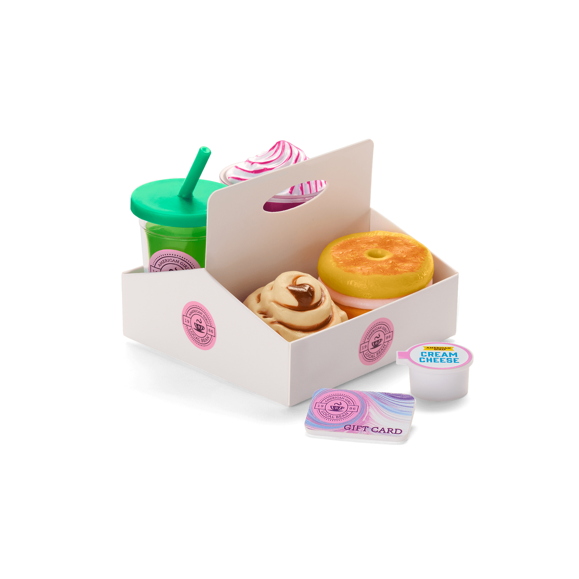 American Girl Coffee Shop Breakfast Set for Dolls | Take-Out Play Food