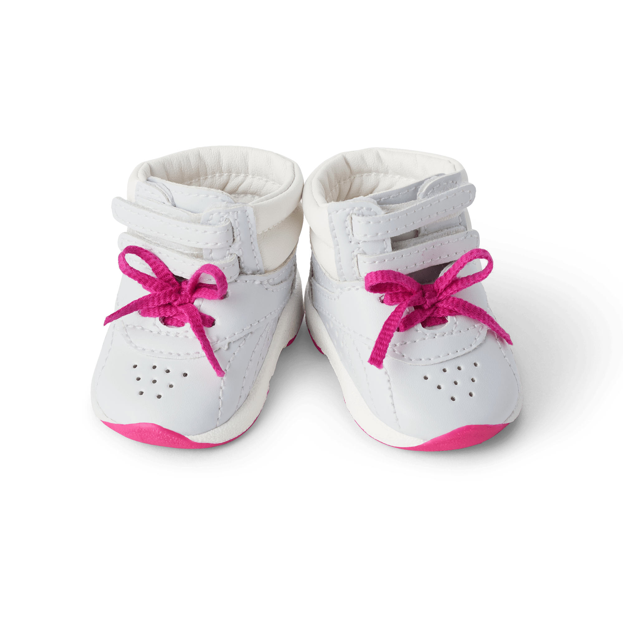 White High-Top Sneakers for 18-inch Dolls | Courtney's™