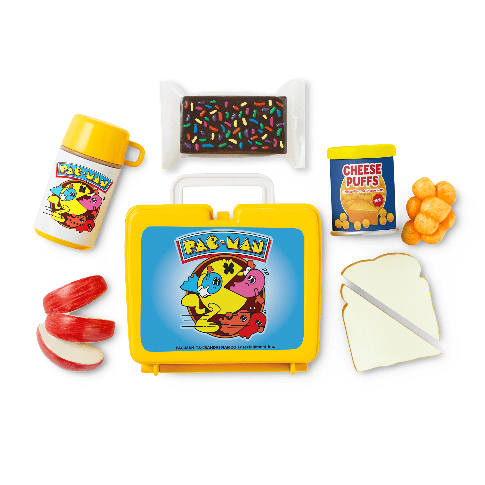PAC-MAN Lunch Set for 18-inch Dolls | Courtney's™